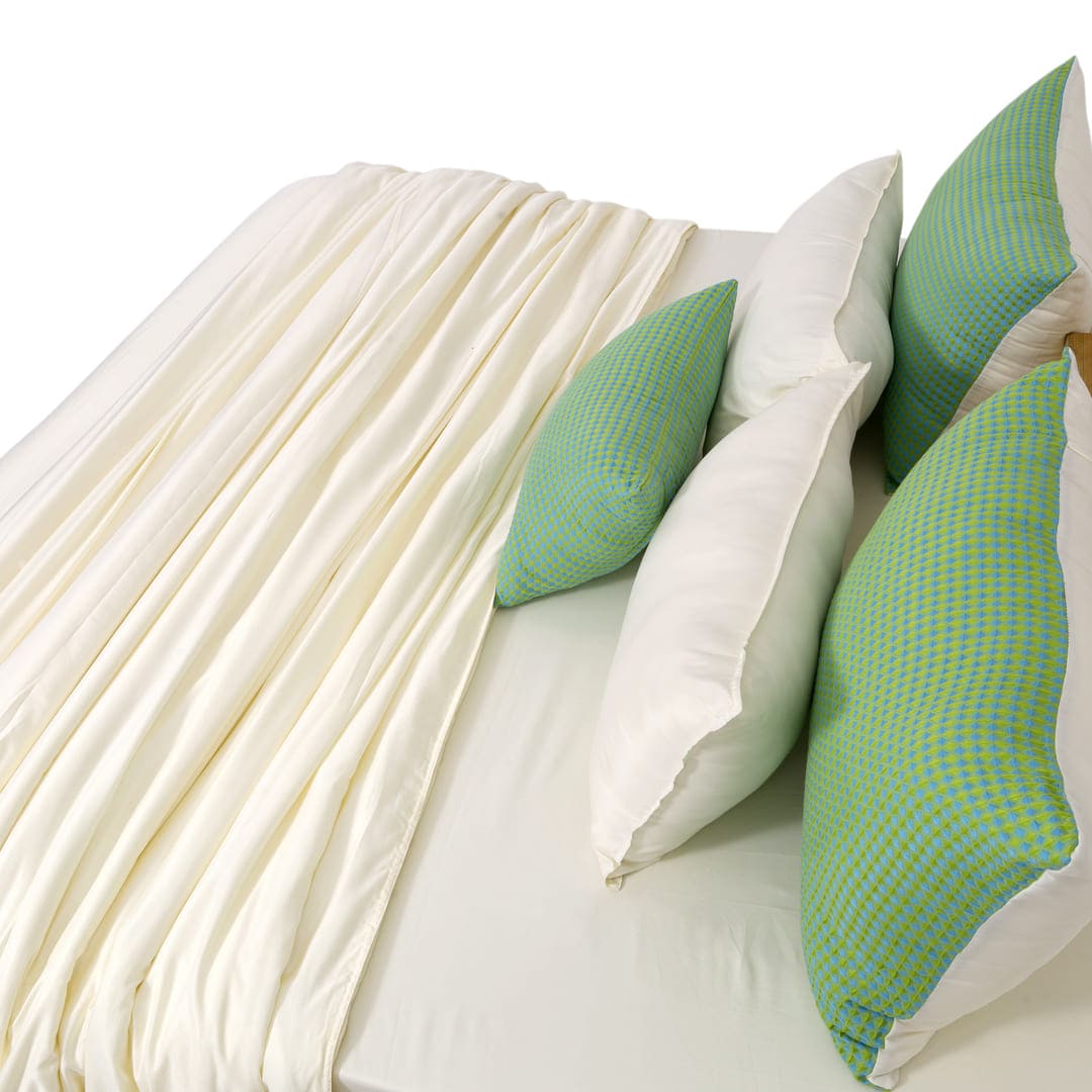 Zarf Italian Staple Weave Bedding Set Of 7- Zyra