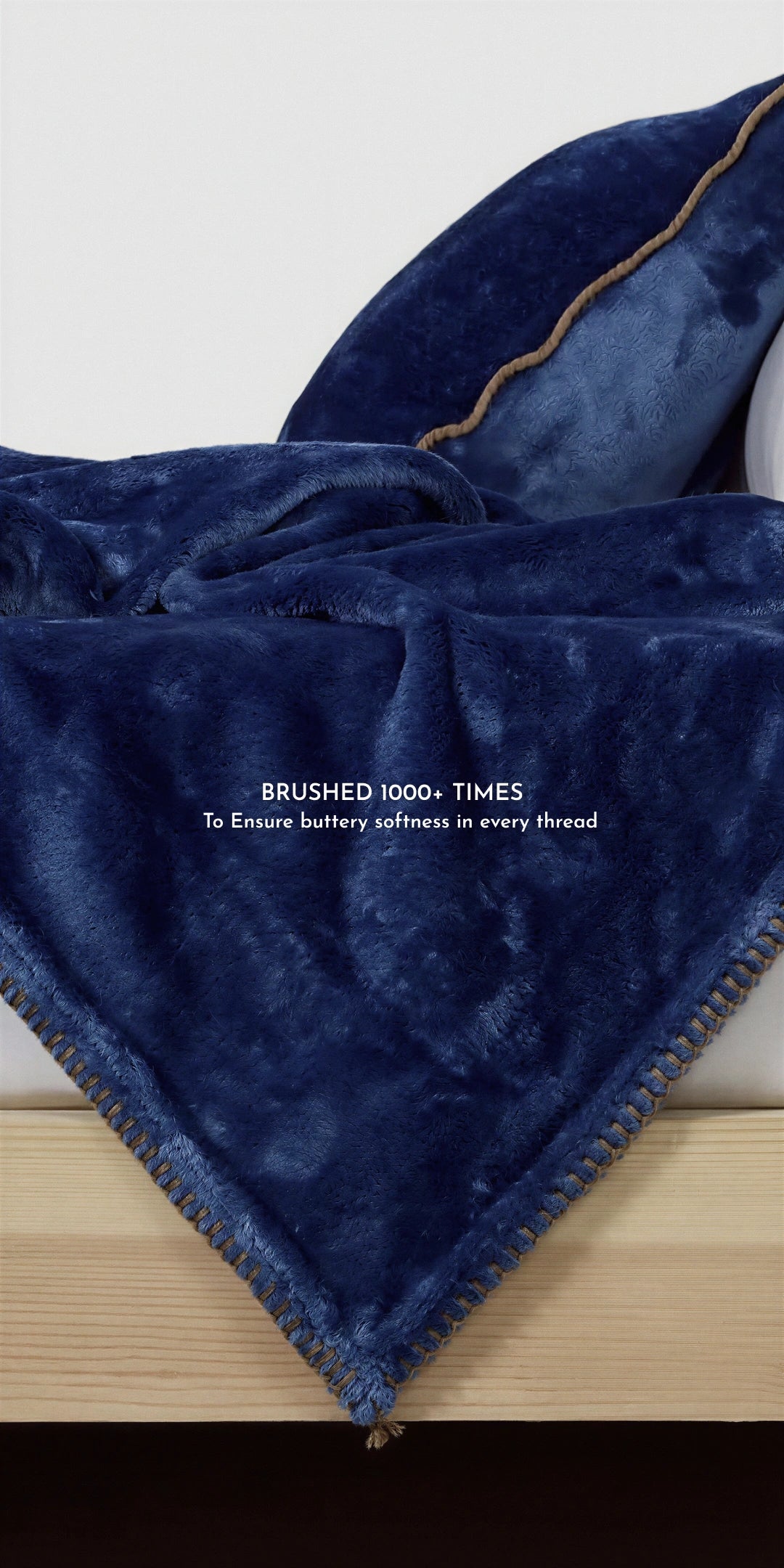 ZARF ALL-SEASON PREMIUM AC BLANKET SET OF 5 - Cobalt