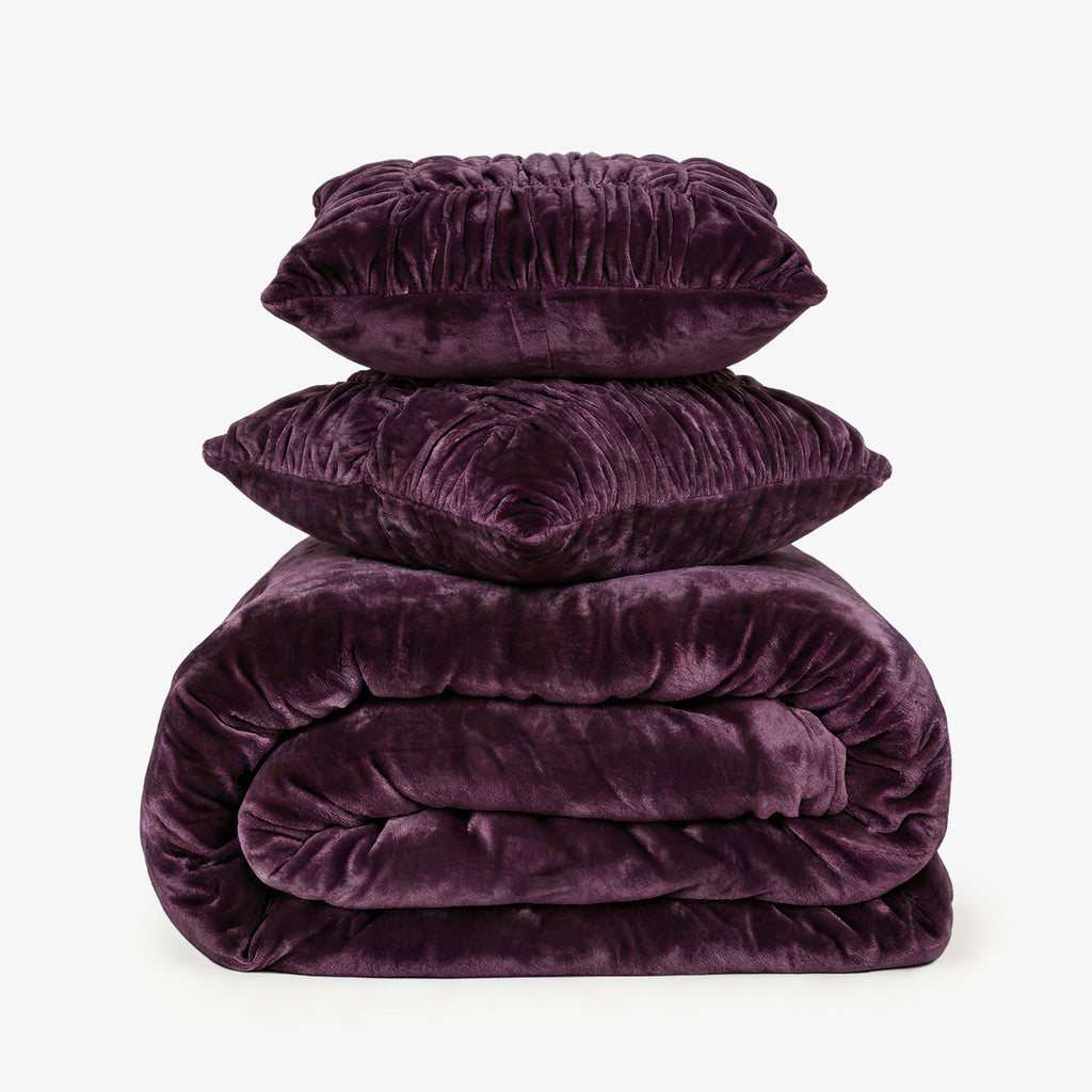 ZARF Ultra-Warm Luxury Winter Blanket For Single Size Bed - Amethyst