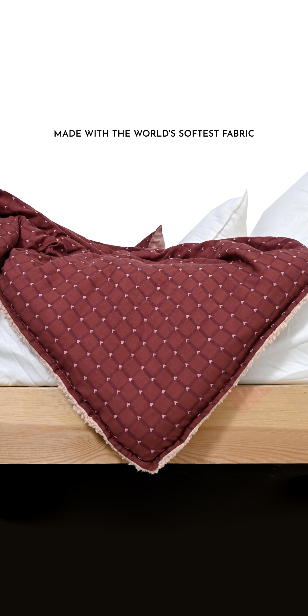 Zarf Reversible Quilt For Single Size Bed With 2 Pillow Covers and 1 Breakfast Cushion cover - Amorette