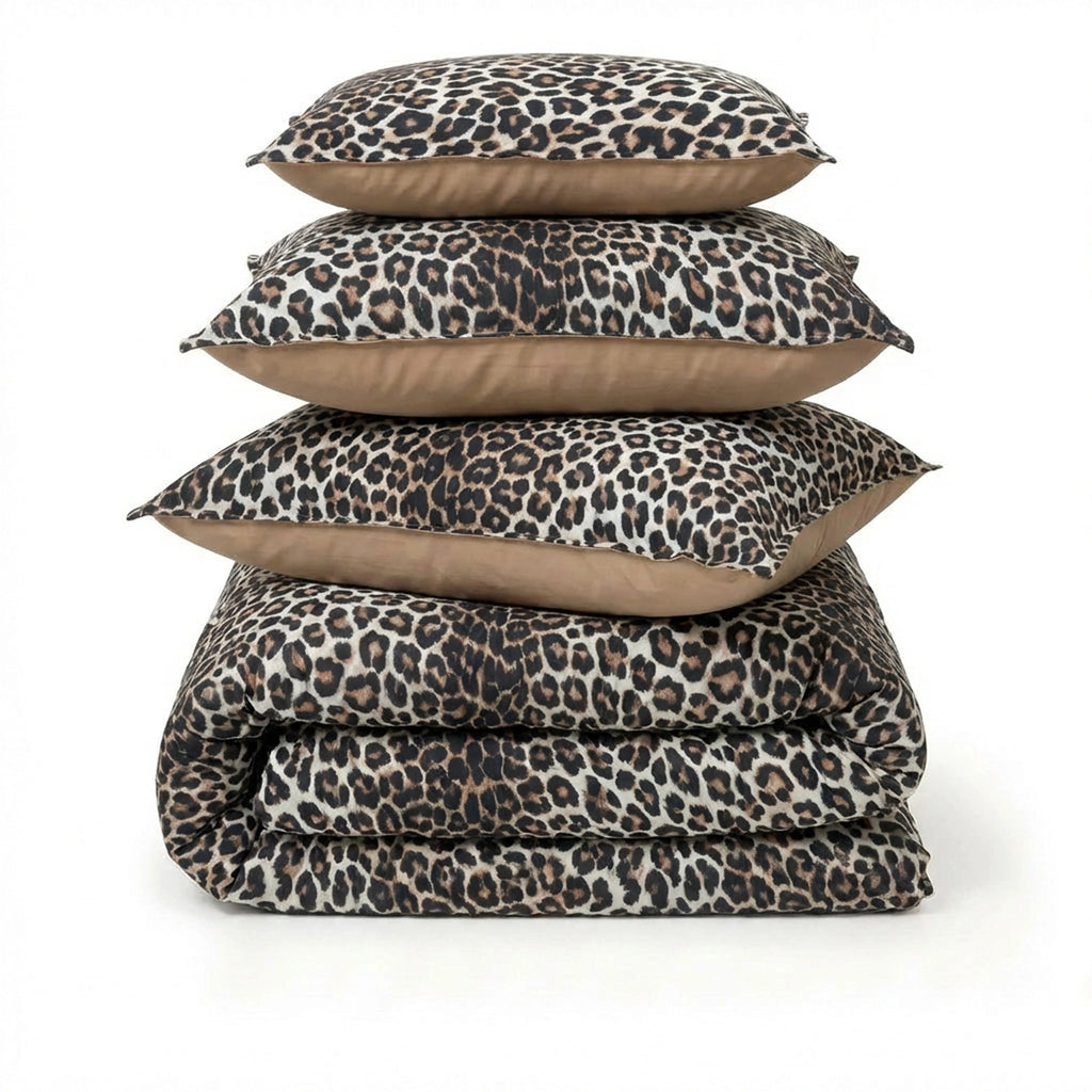 Linen Blend AC Comforter With 2 Pillow Cases and 1 Breakfast Pillow - Anima