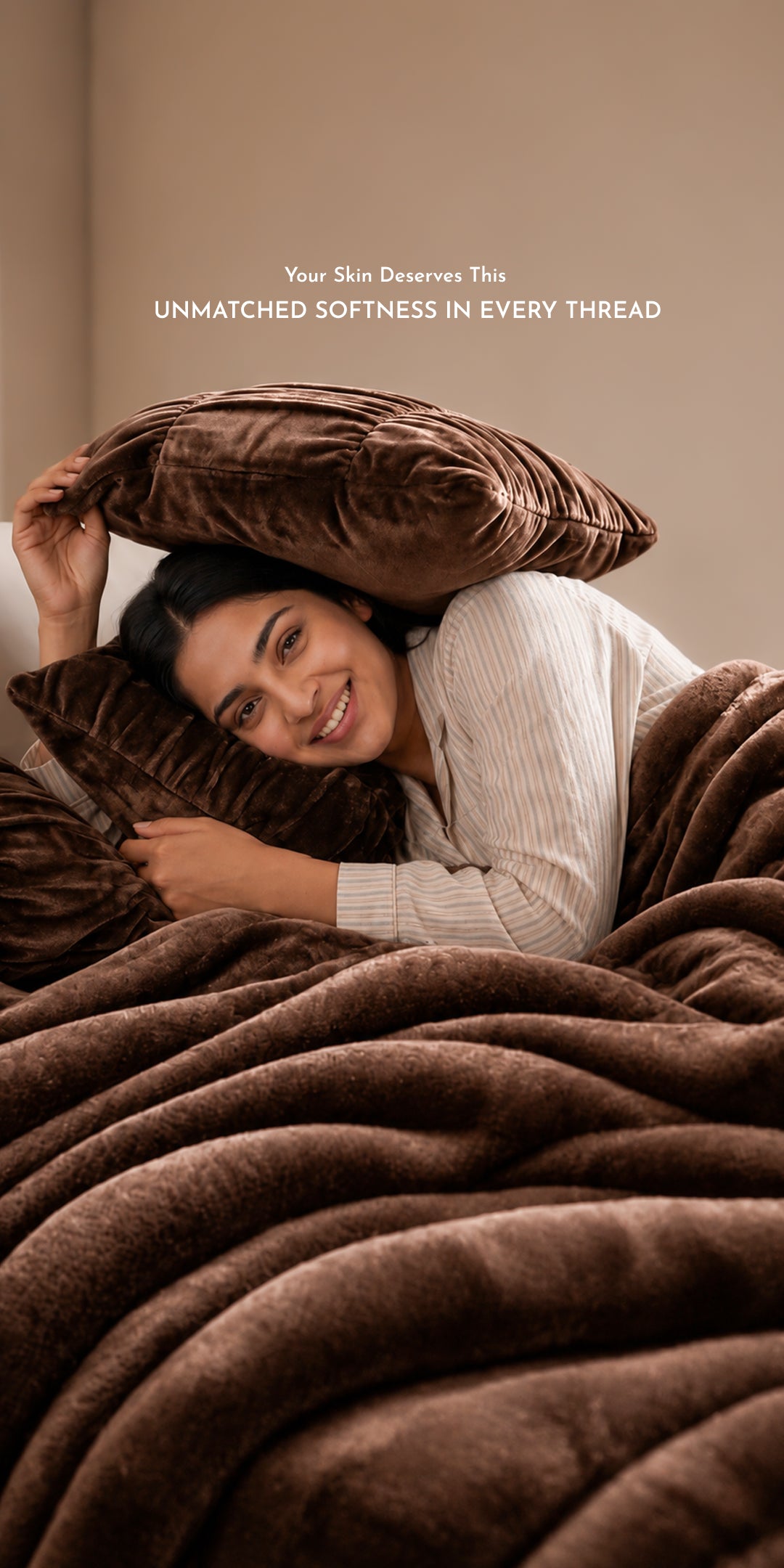 ZARF Ultra-Warm Luxury Winter Blanket For Single Size Bed - Auburn