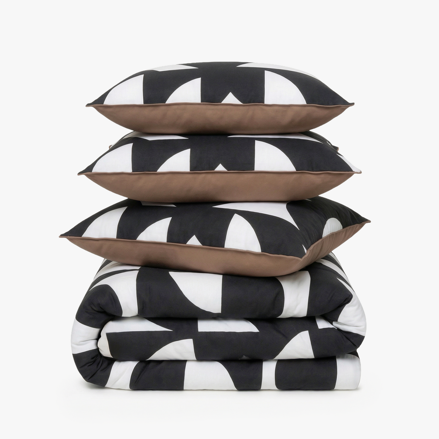 Linen Blend AC Comforter With 2 Pillow Cases and 1 Breakfast Pillow - Axis