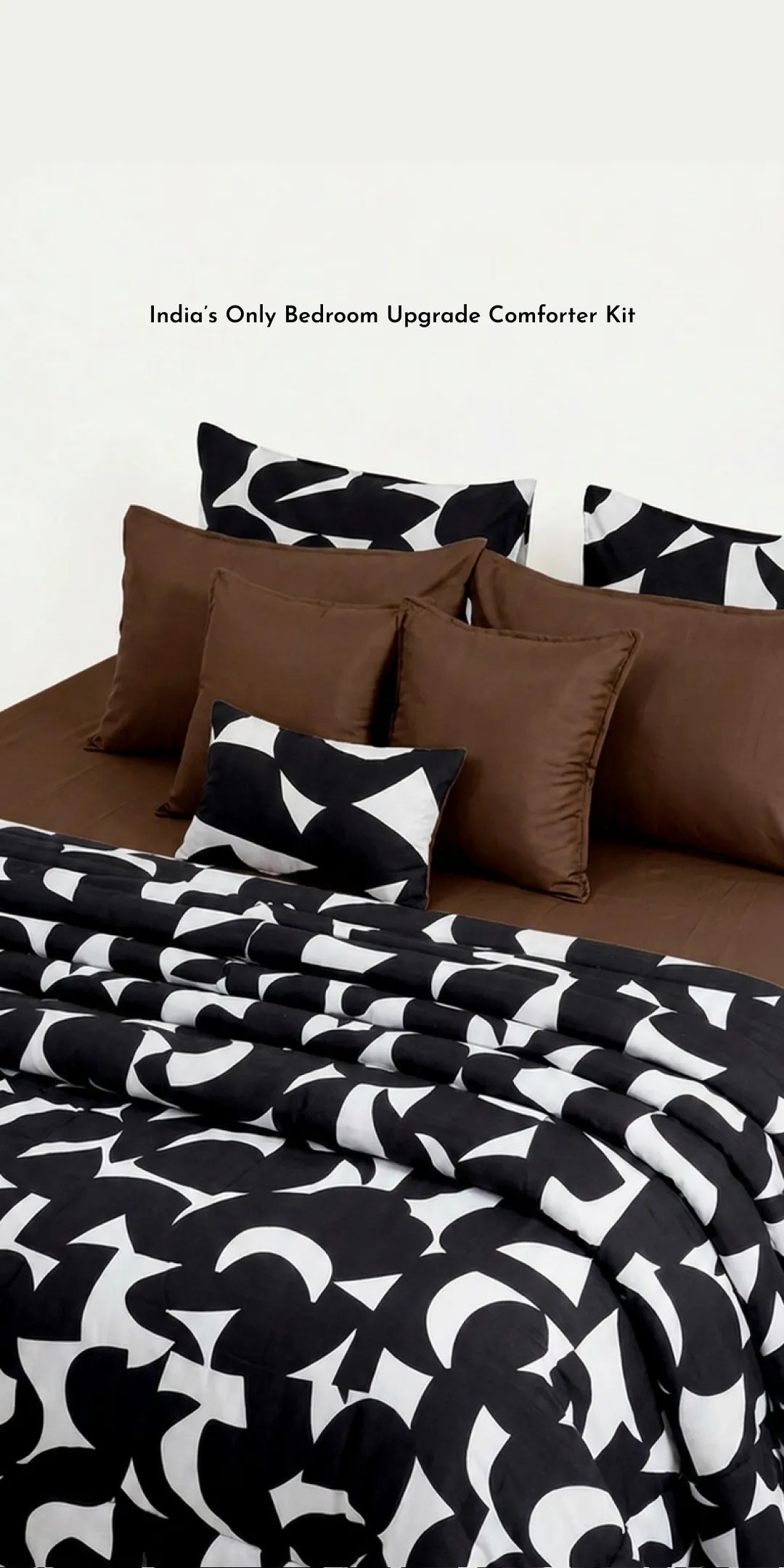 Zarf Linen Blend Bedding Set Of 9 - Axis