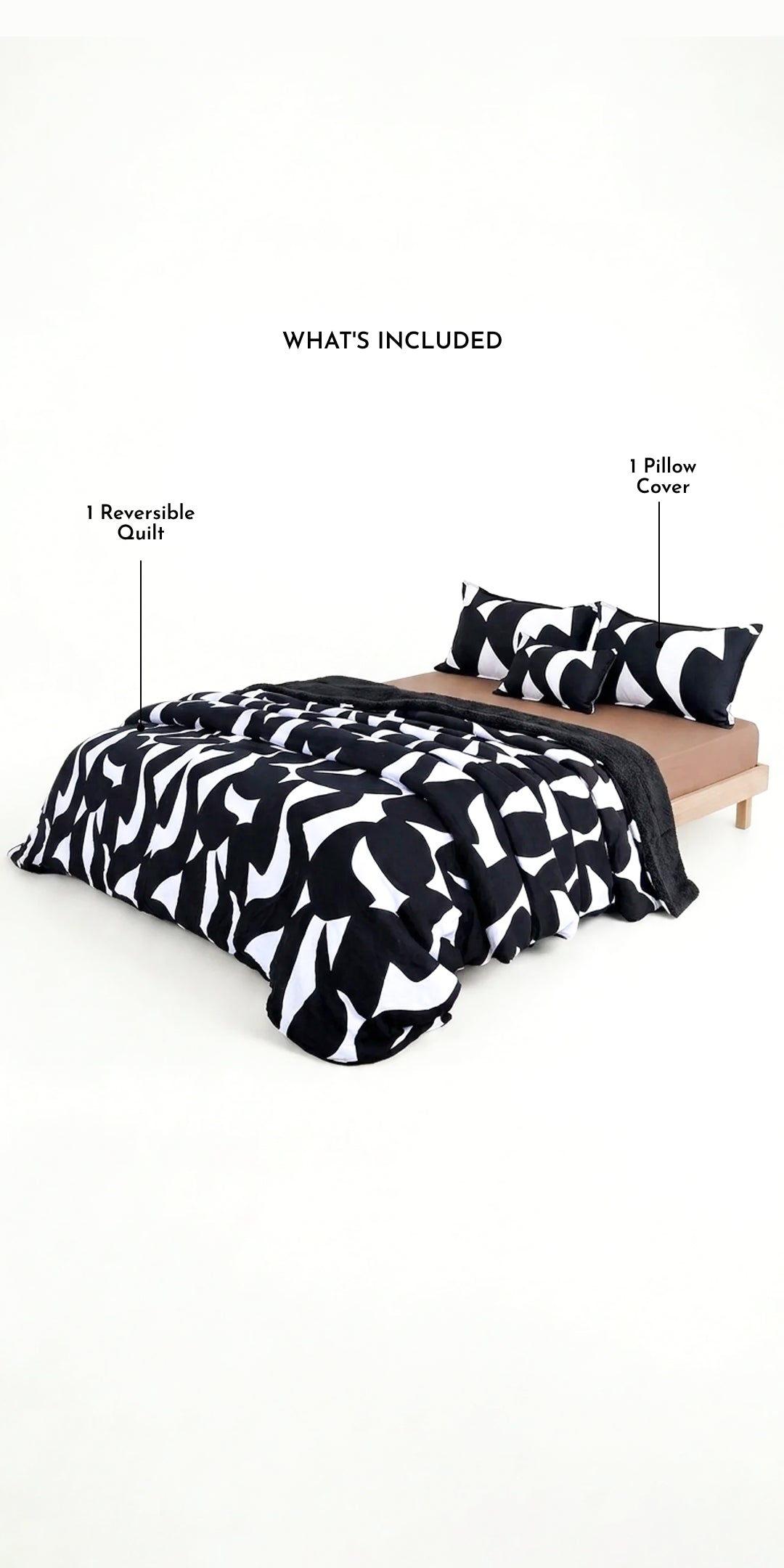 Zeries Baby Size Quilt With 1 Pillow Case - Axis