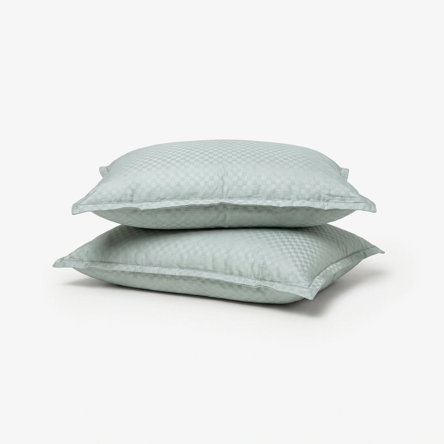 Egyptian Cotton Pillow Covers- Set Of 2 - Azure