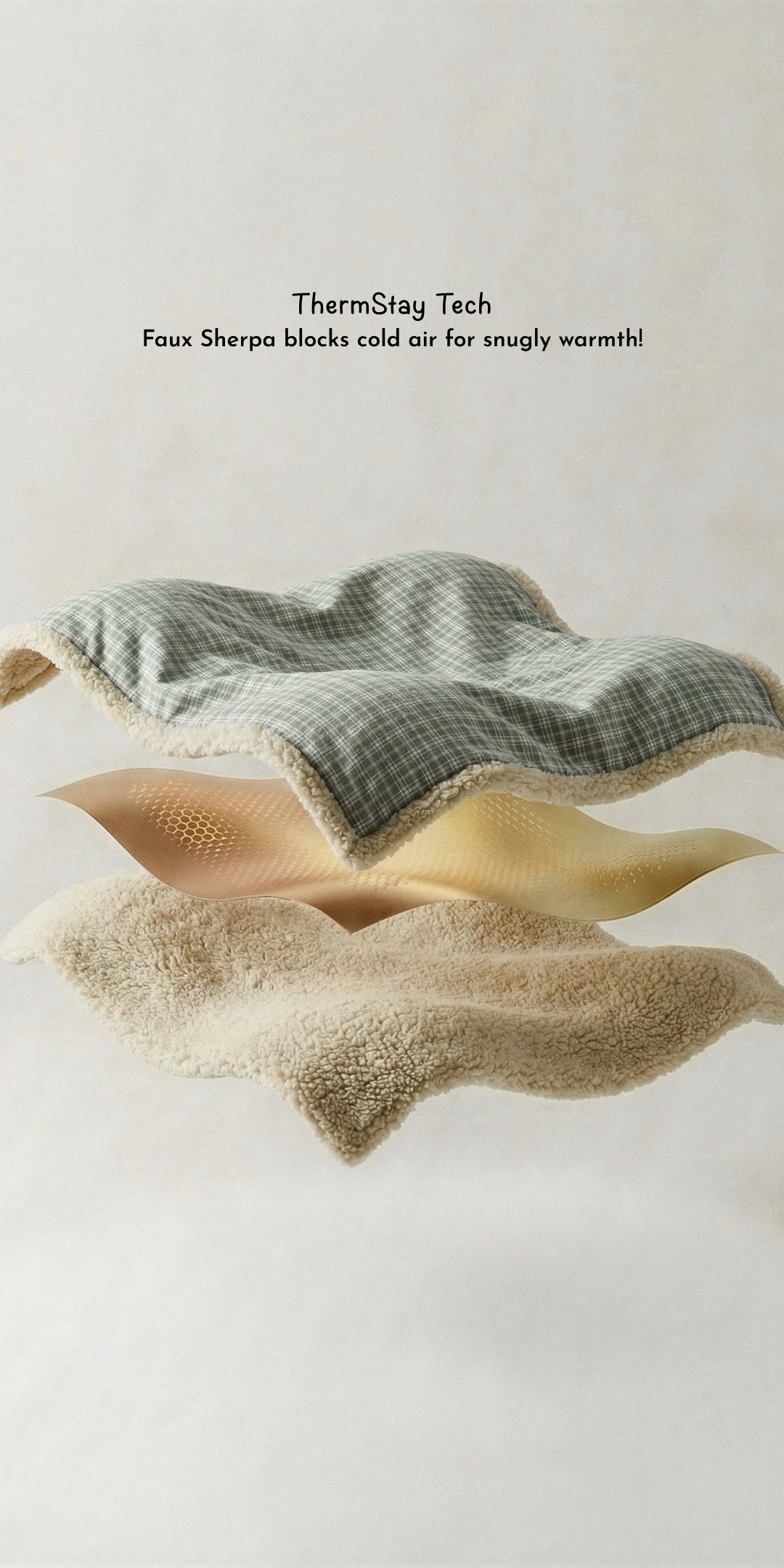 Reversible Winter Baby Blanket With 1 Pillow & 1 Pillow Cover - Dewdrop