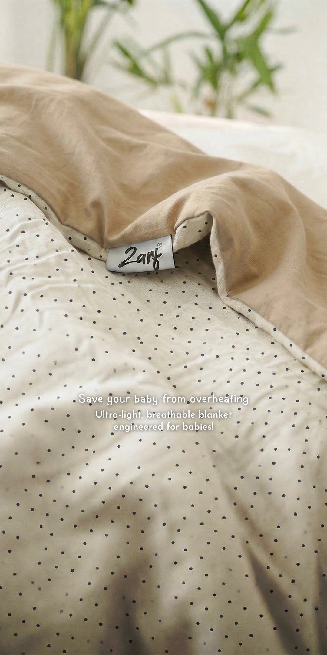Reversible Summer Baby Blanket With 1 Pillow & 1 Pillow Cover - Fluffly