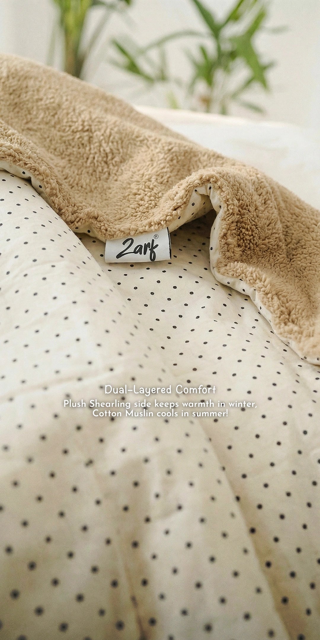 Reversible Winter Baby Blanket With 1 Pillow & 1 Pillow Cover -  Fluffly