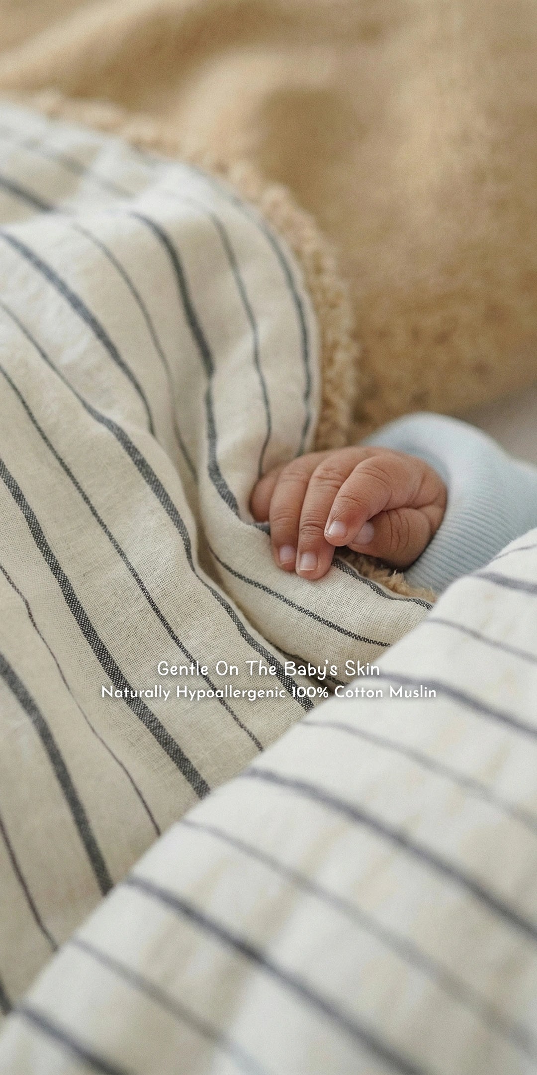 Reversible Winter Baby Blanket With 1 Pillow & 1 Pillow Cover - Fluff Cloud