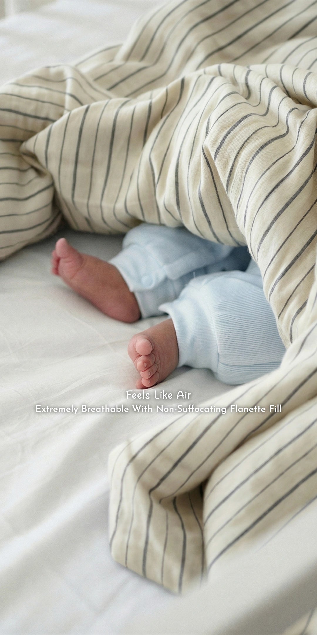Reversible Winter Baby Blanket With 1 Pillow & 1 Pillow Cover - Fluff Cloud