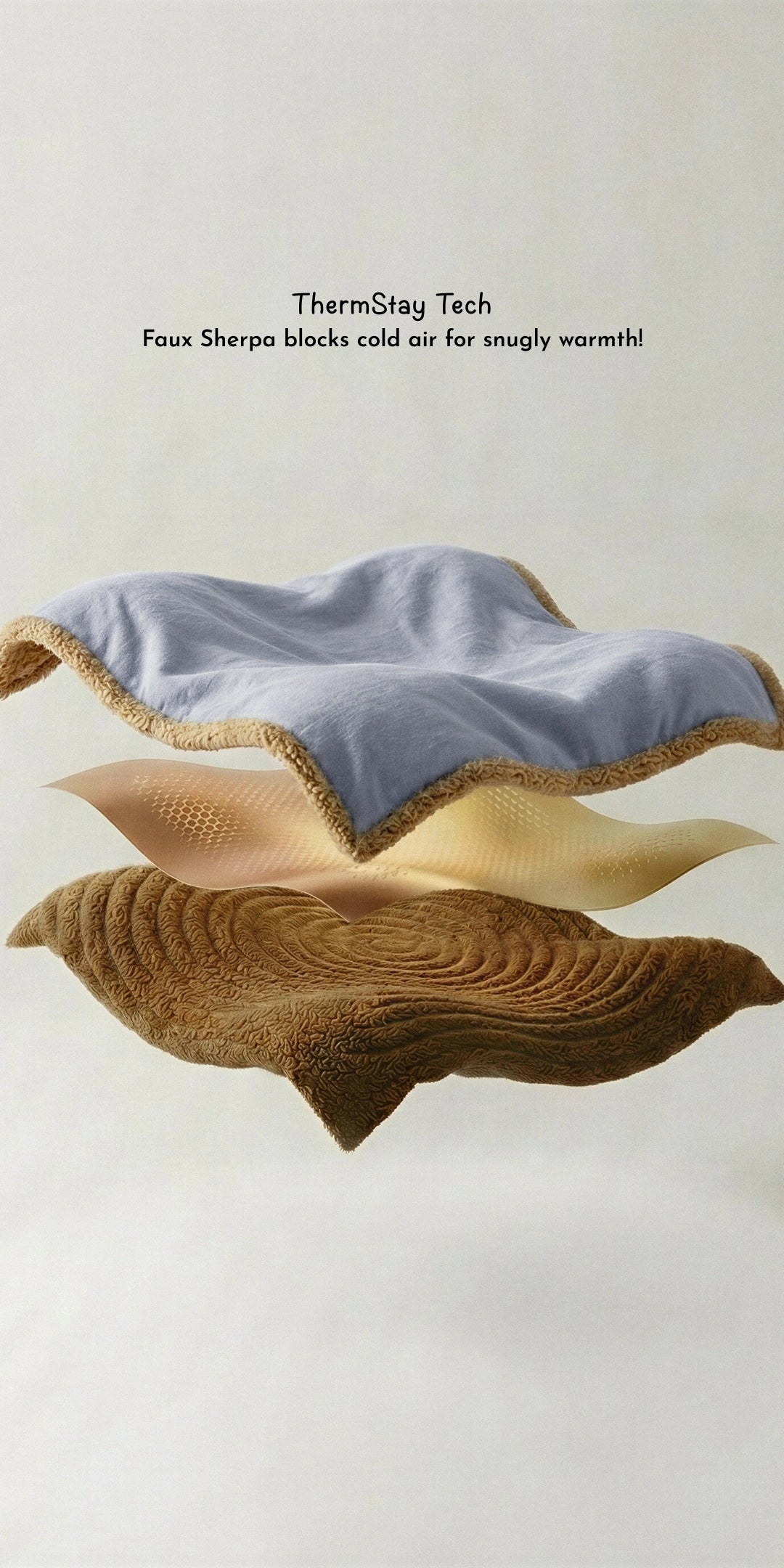 Reversible Winter Baby Blanket With 1 Pillow & 1 Pillow Cover - Luna Pop