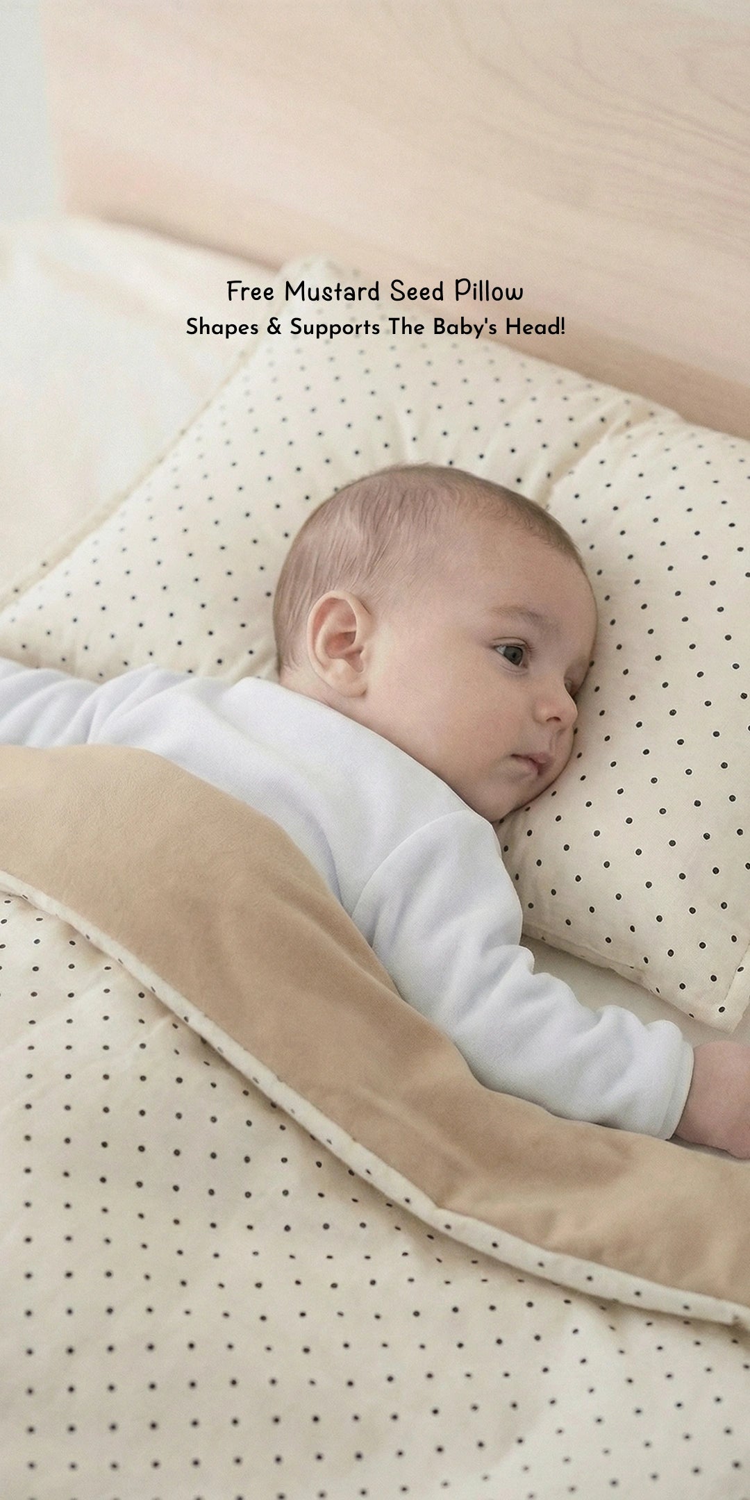 Reversible Summer Baby Blanket With 1 Pillow & 1 Pillow Cover - Fluffly