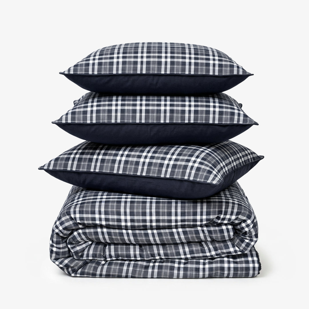 Zarf Reversible Quilt For Single Size Bed With 2 Pillow Covers and 1 Cushion Cover - Beaumont