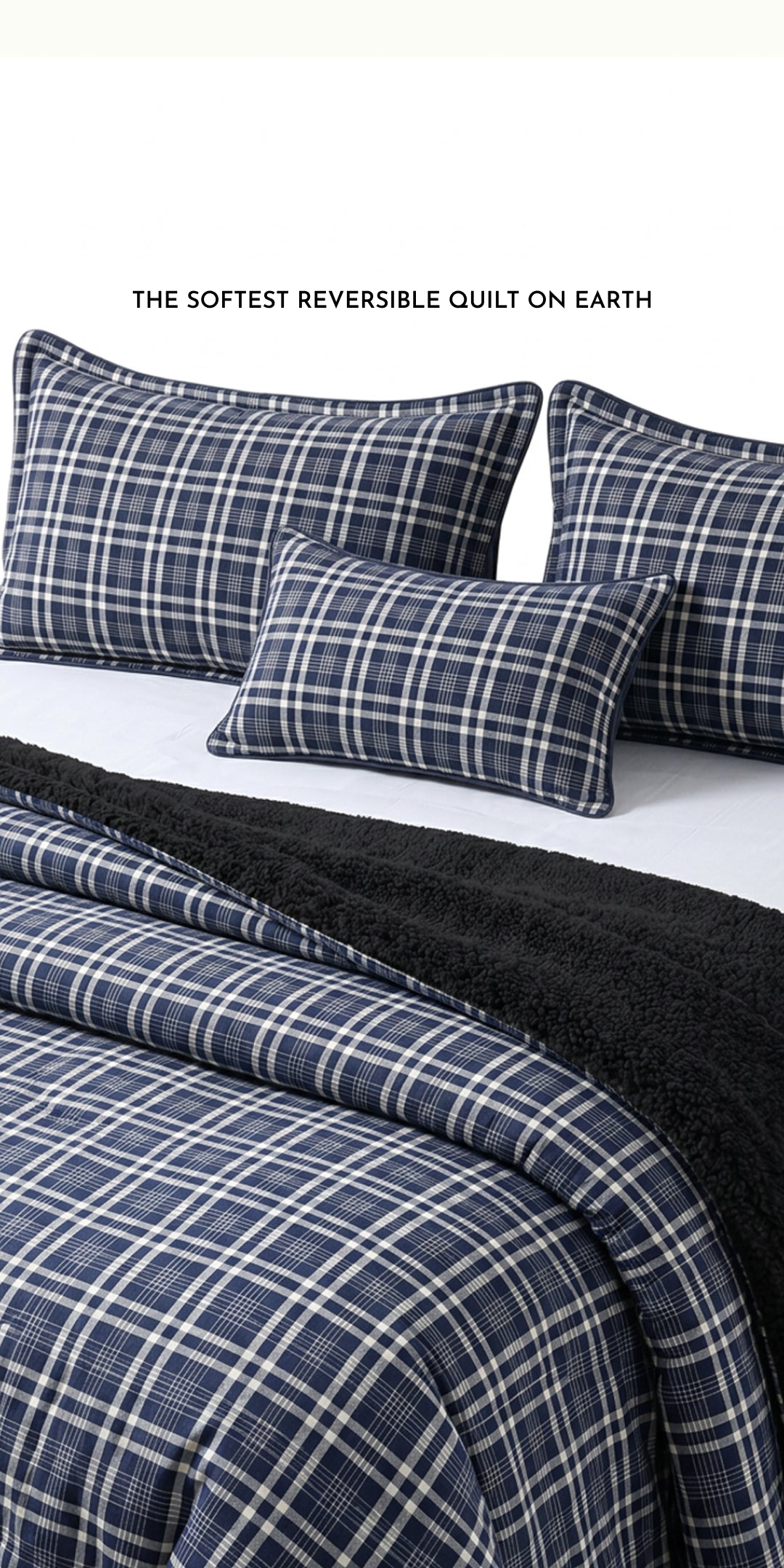 Zarf Reversible Quilt For Single Size Bed With 2 Pillow Covers and 1 Cushion Cover - Beaumont