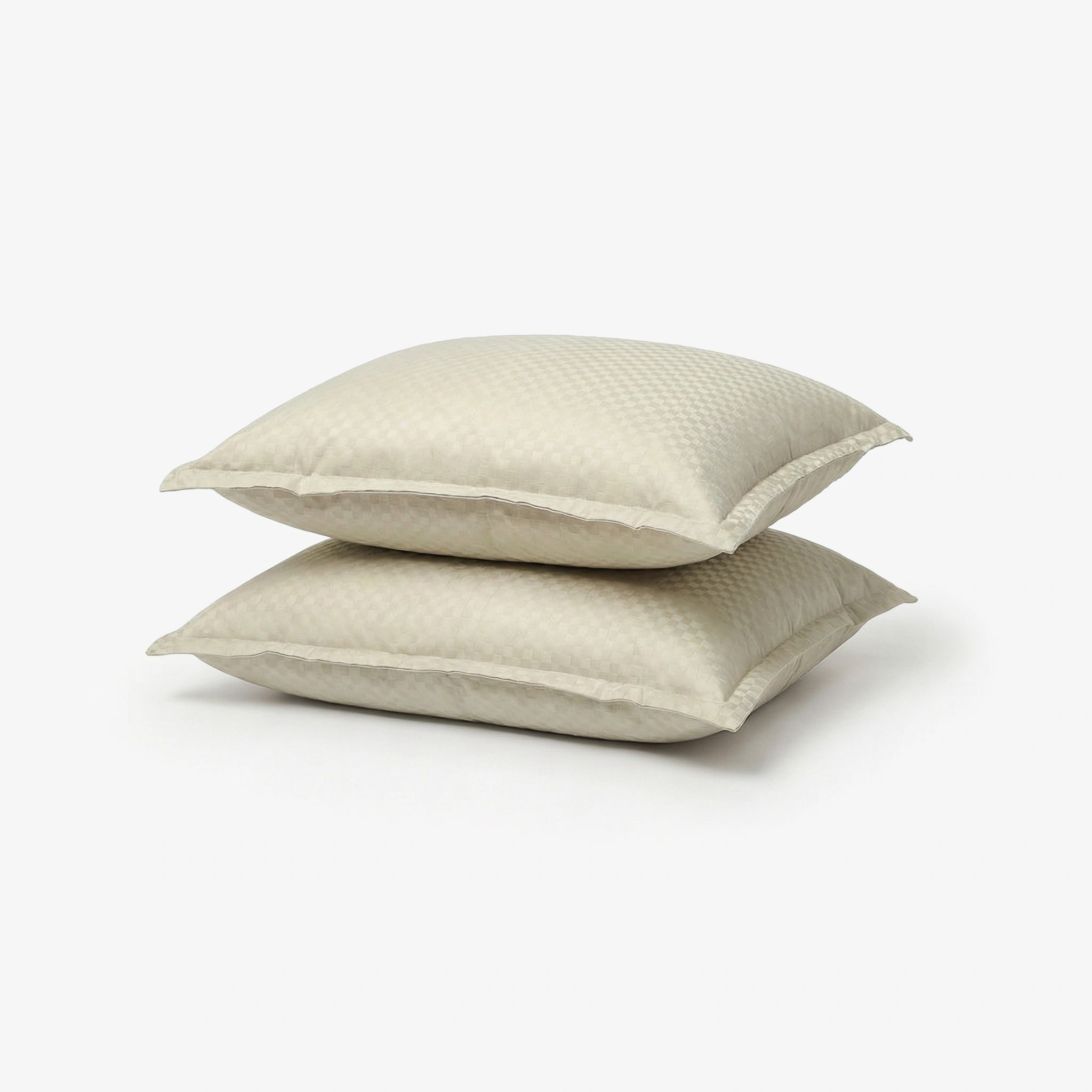 Egyptian Cotton Cushion Covers- Set Of 2 - Bisque