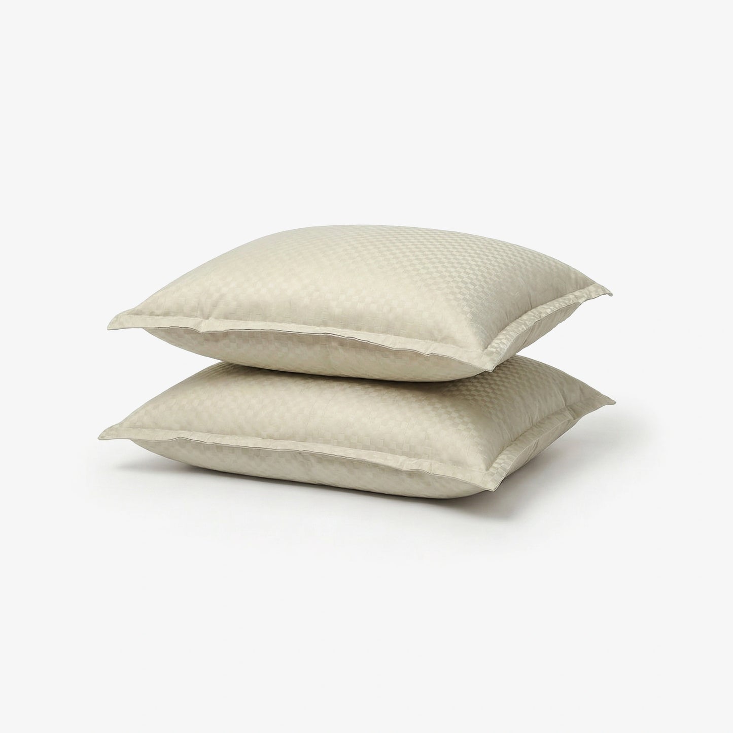Egyptian Cotton Cushion Covers- Set Of 2 - Bisque