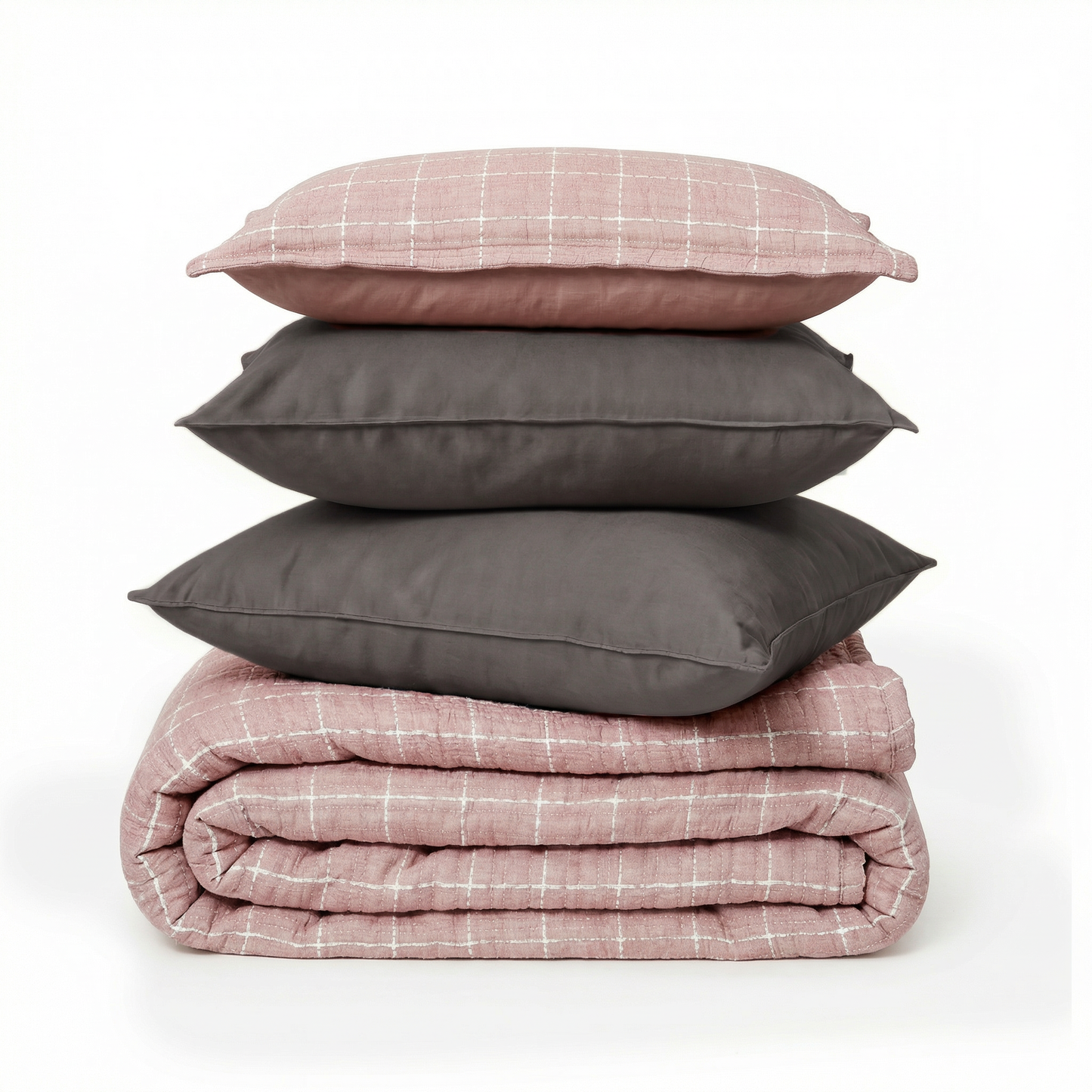 Zarf California King Size Plush Cotton AC Blanket With 2 Pillow Cases - Bloomist