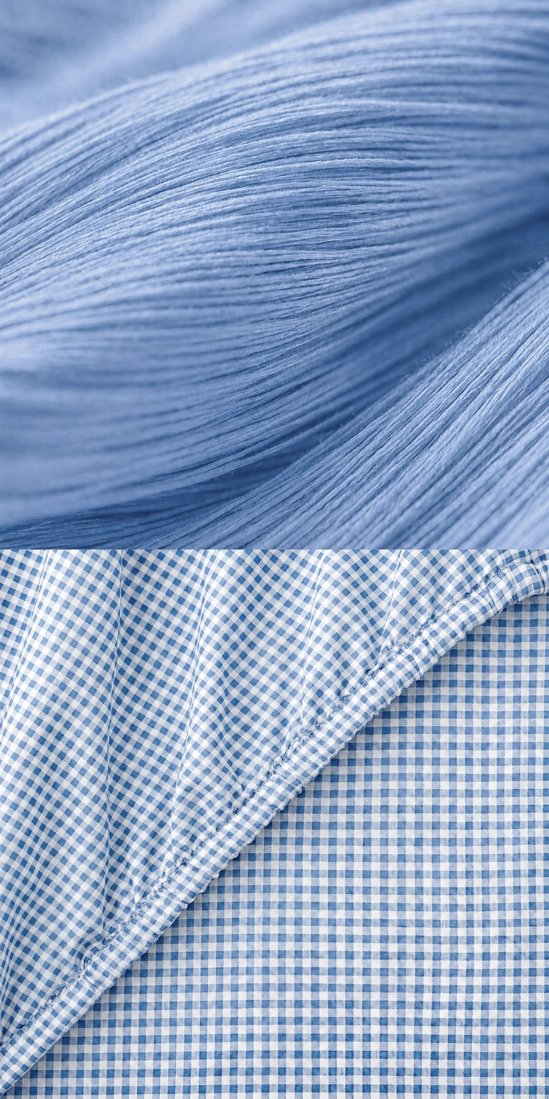 ZERIES EGYPTIAN COTTON FITTED BEDSHEET WITH 2 PILLOW CASES - Bluegrid