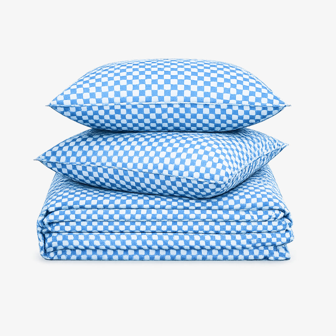 ZERIES PERCALE WEAVE EGYPTIAN COTTON BEDSHEET WITH 2 PILLOW CASES - Brookford