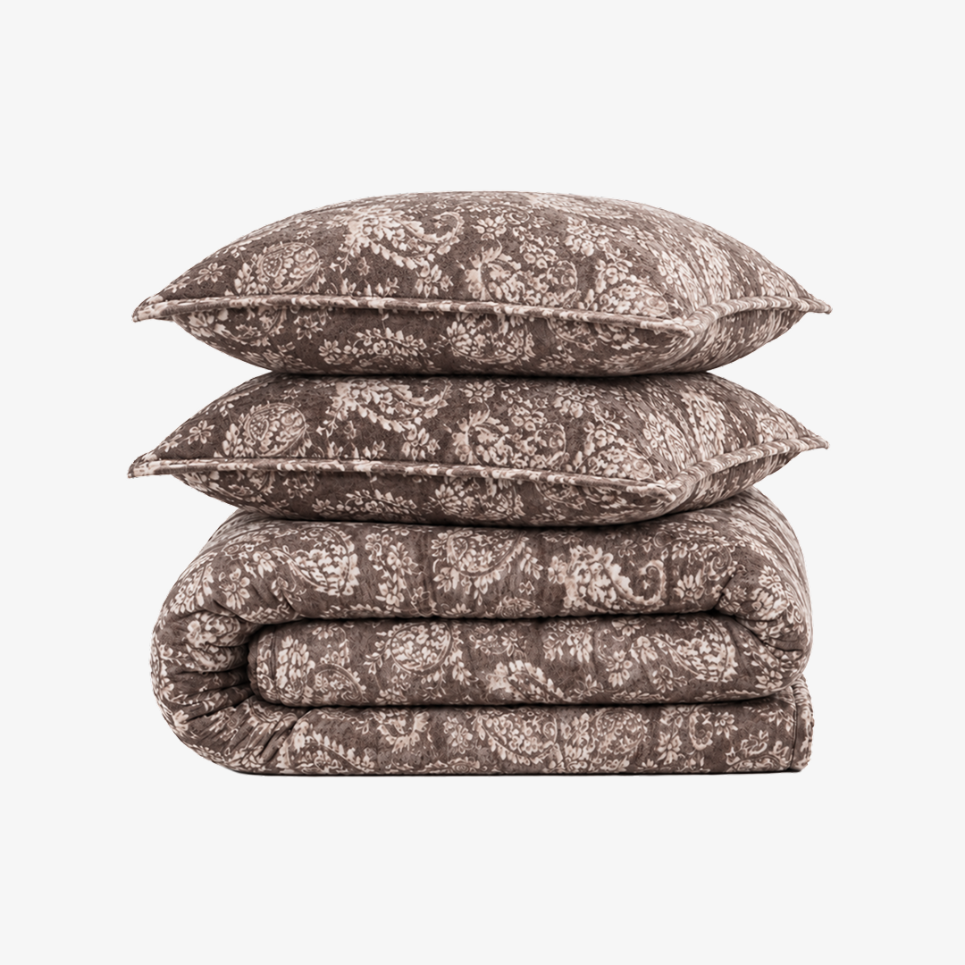 Zarf Ultra Soft All-Season Premium  Printed AC Blanket For Single Size Bed With 2 Pillow Covers - Floral