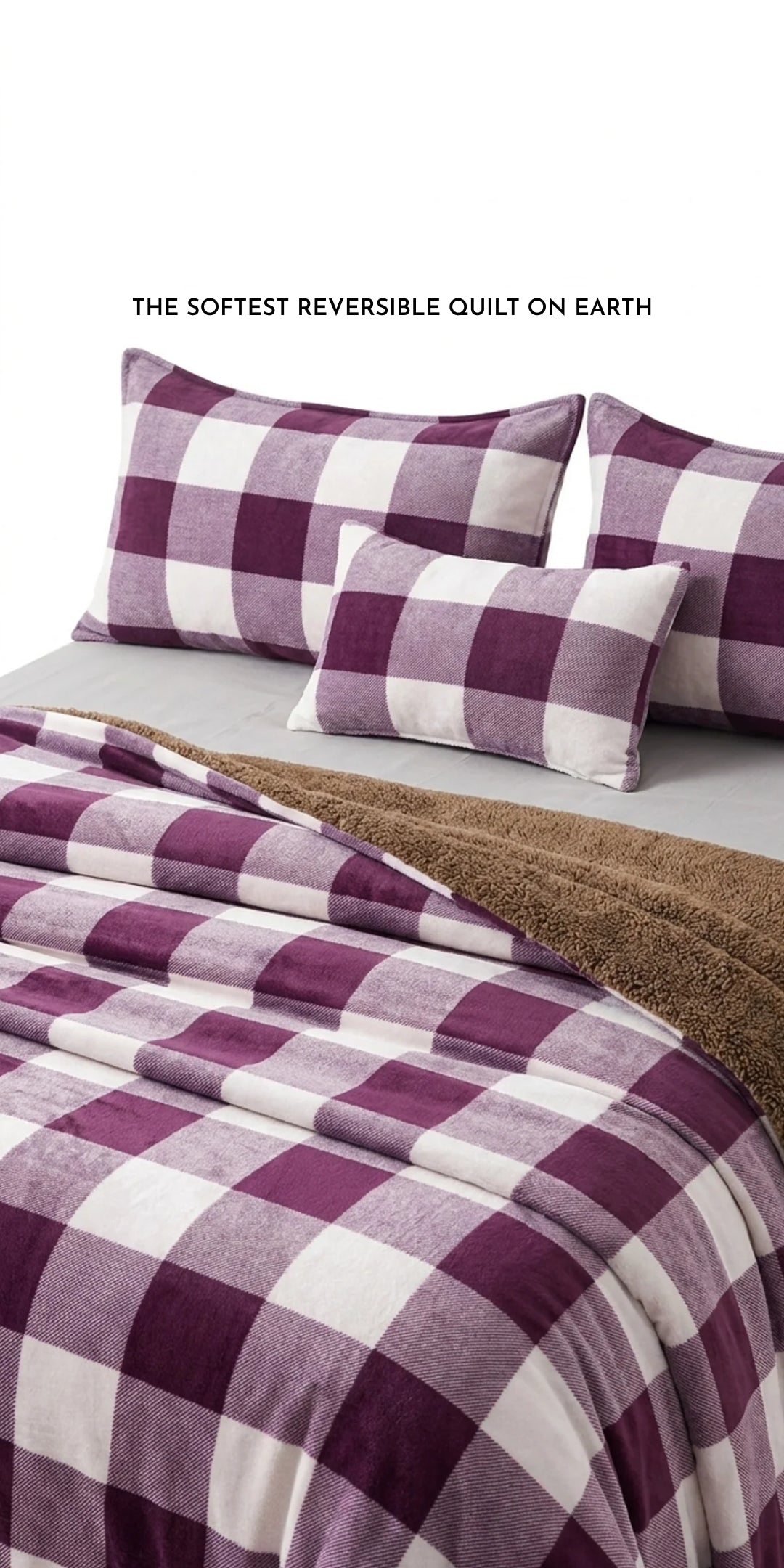 Zeries Quilt For Single Size Bed With 2 Pillow Cases & 1 Cushion Covers - Burgon