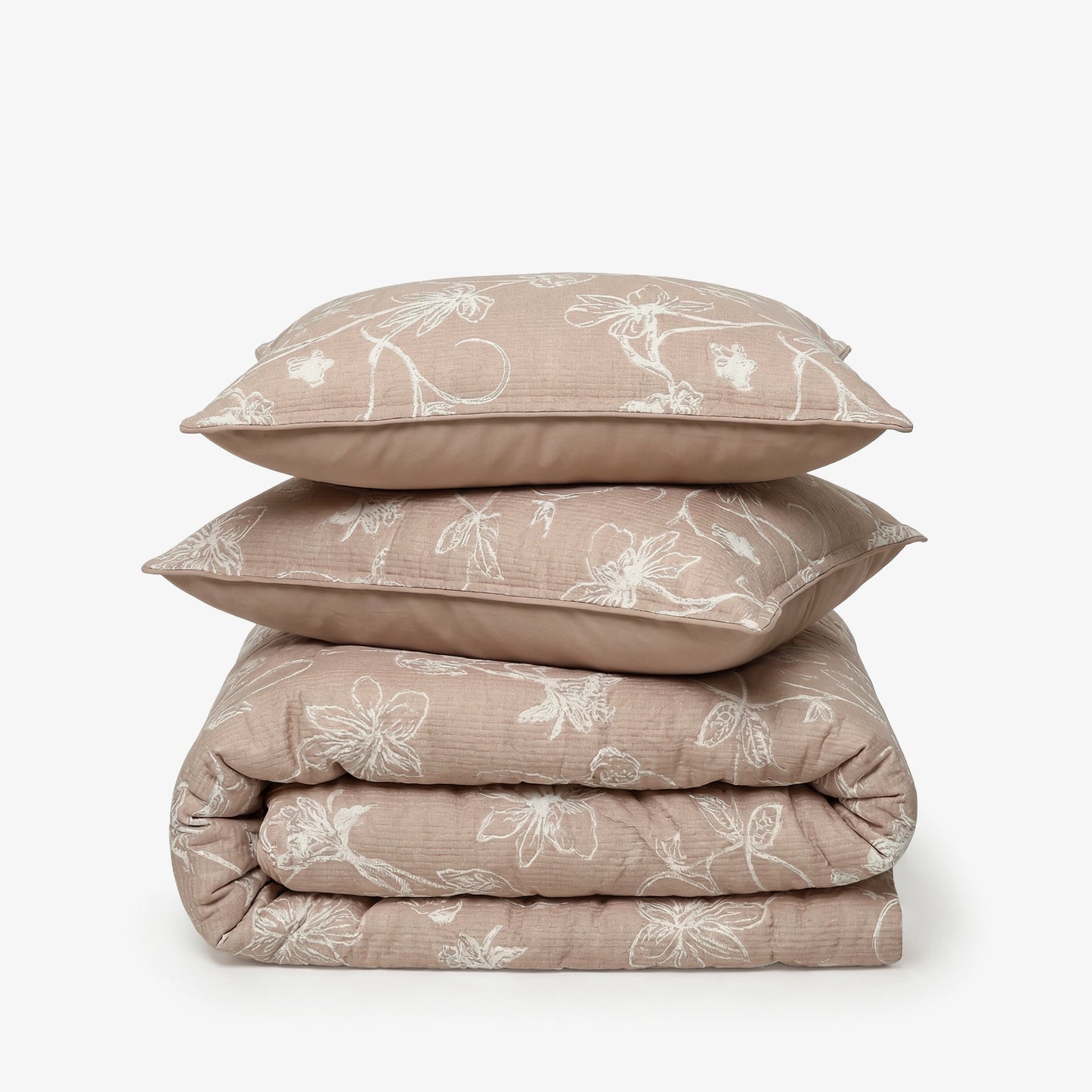 Zarf California King Size Plush Cotton AC Blanket With 2 Pillow Cases - Candyfloss