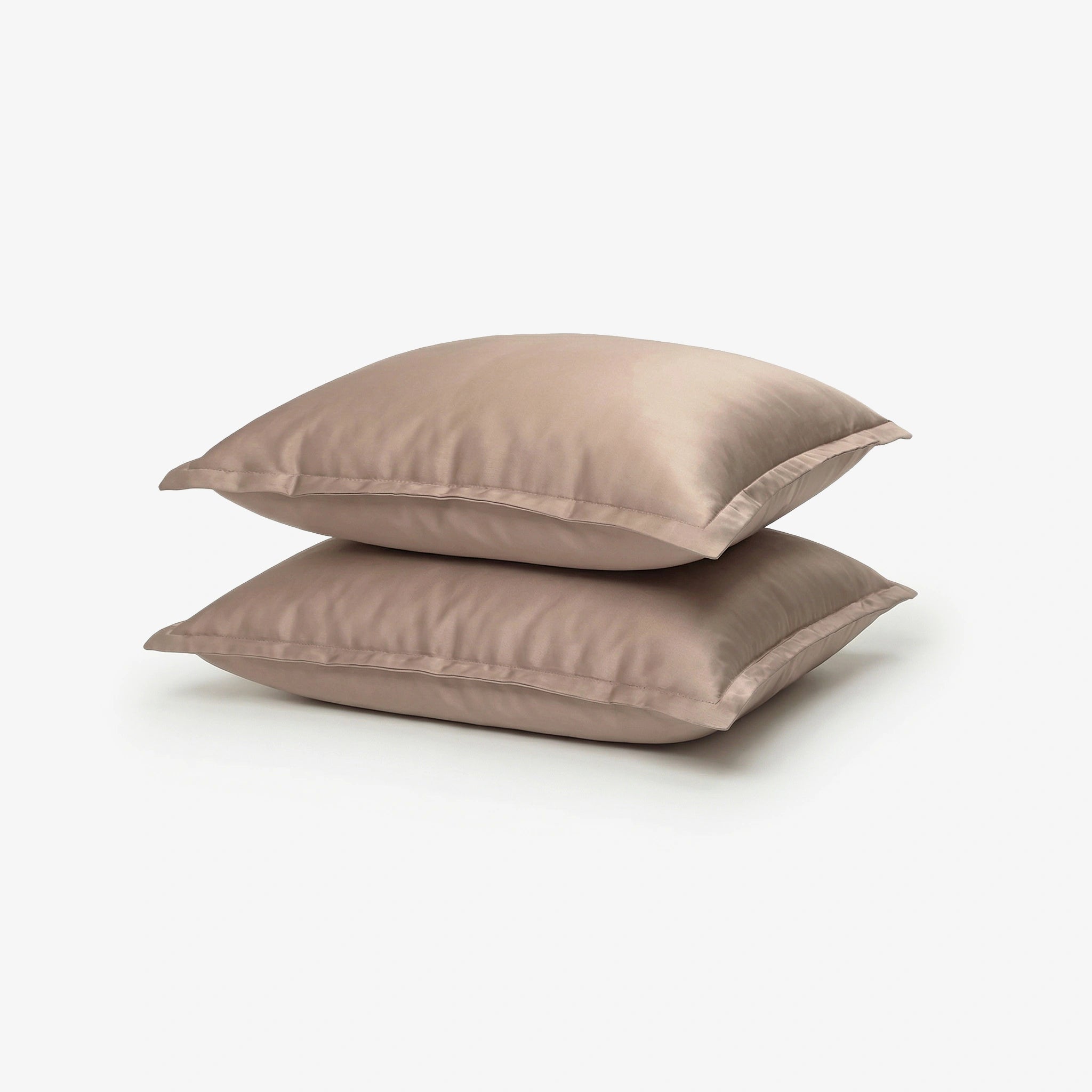 Italian Weave Cushion Covers- Set Of 2 - Caramel
