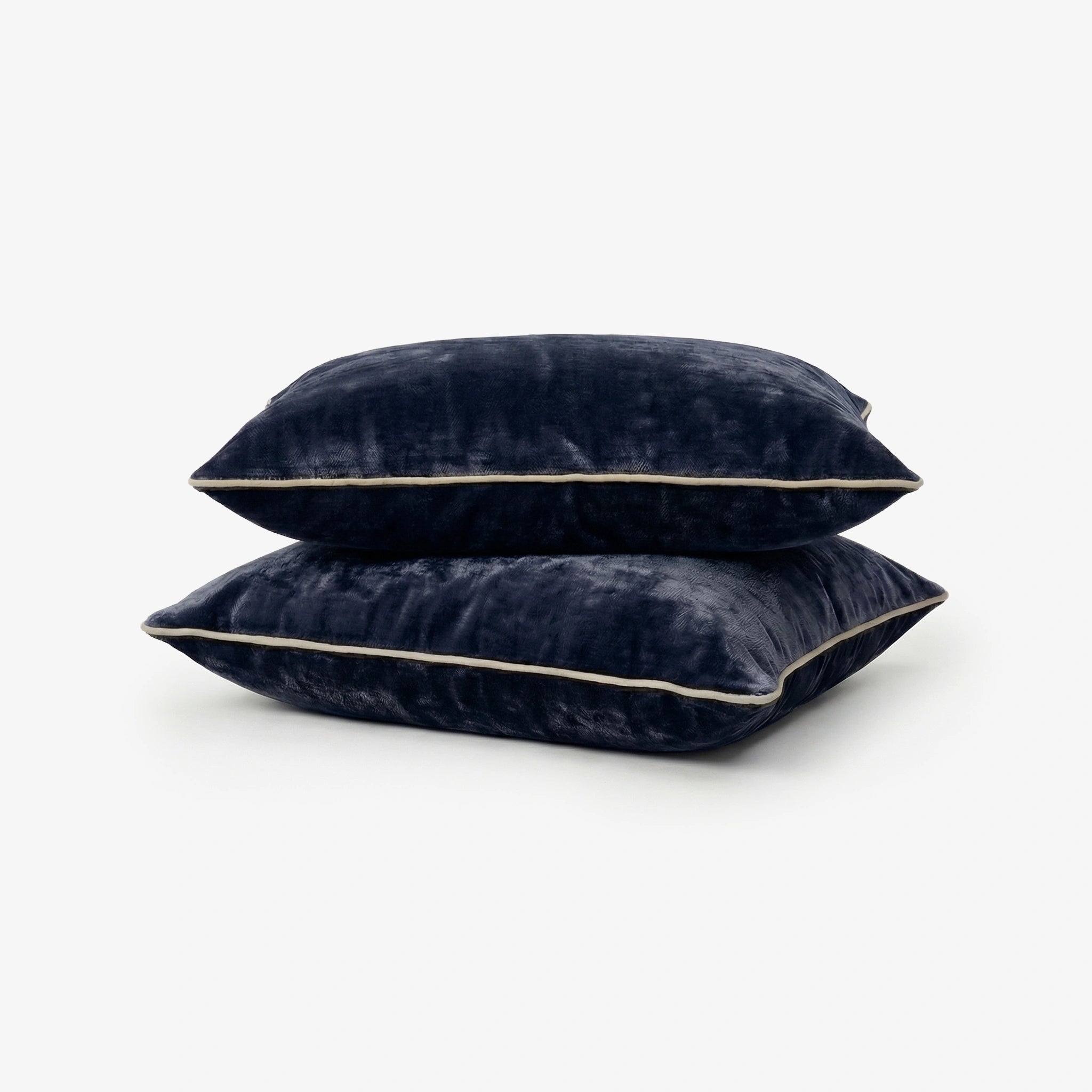 Premium Velvet Pillow Covers- Set Of 2 - Charcoal Grey