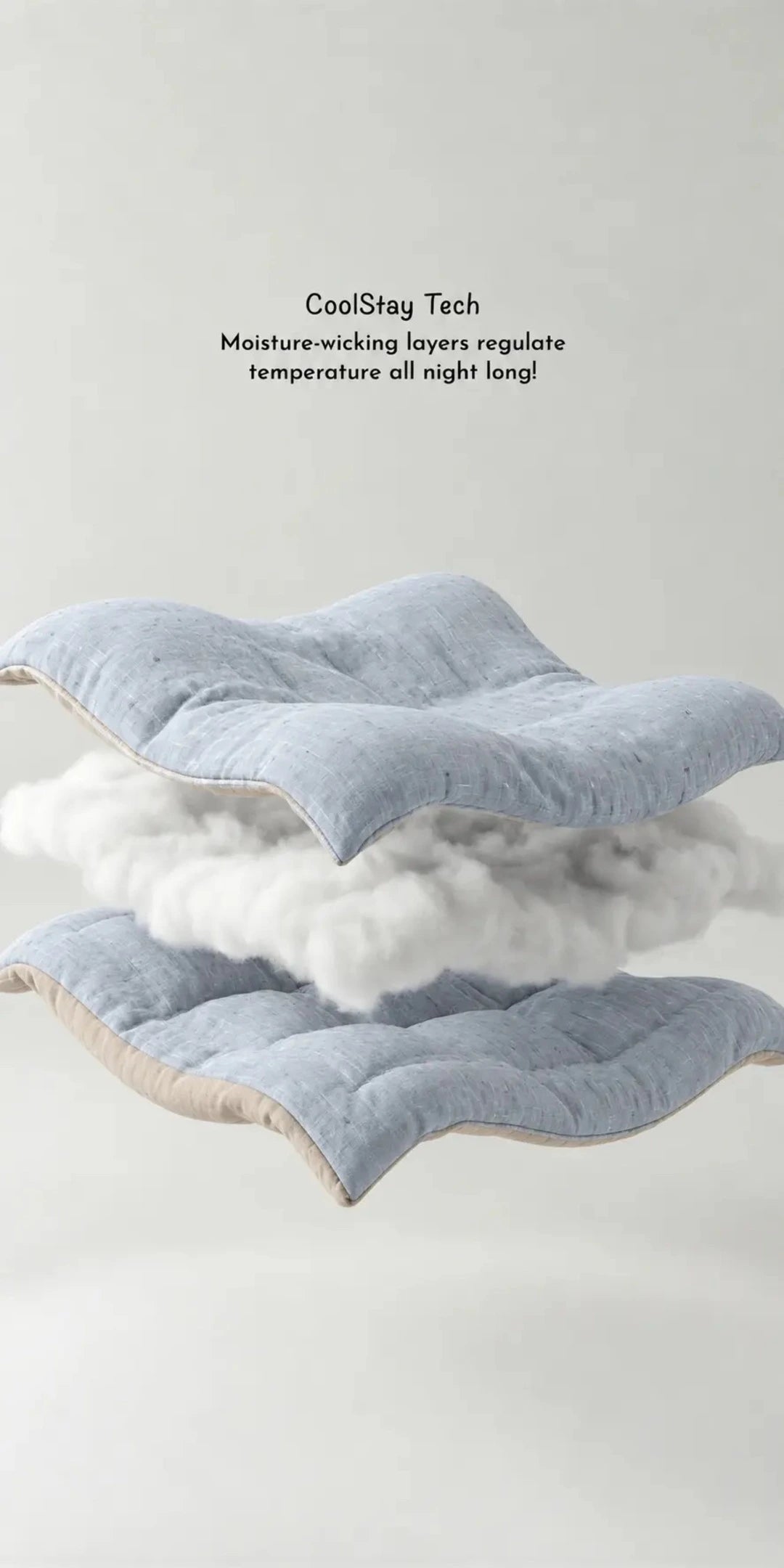 Reversible Summer Baby Blanket With 1 Pillow & 1 Pillow Cover - Sky Daze