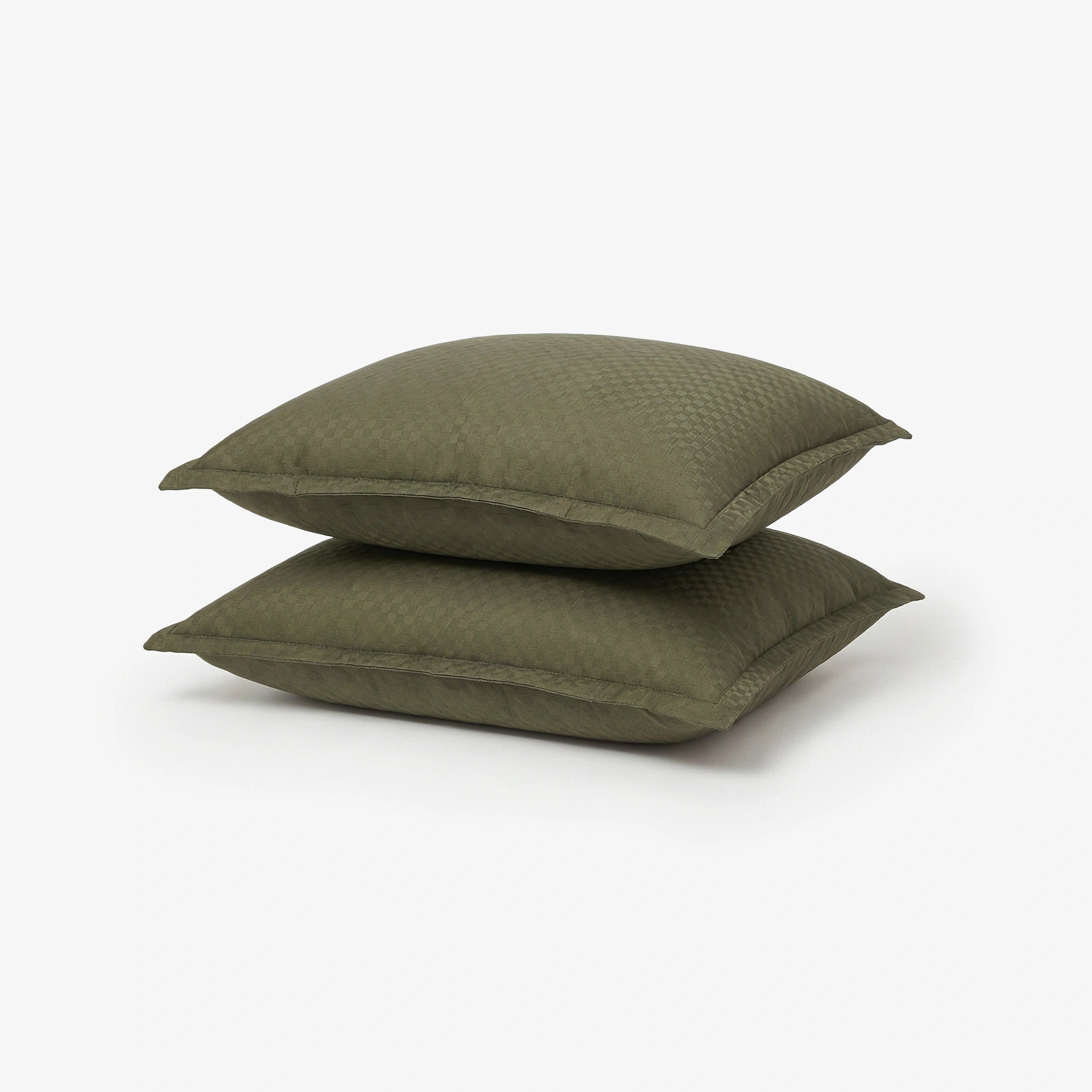 Egyptian Cotton Cushion Covers- Set Of 2 - Chestnut