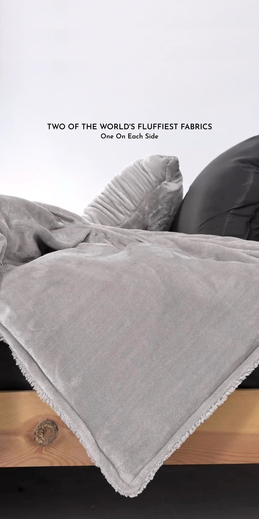 Zarf Reversible Quilt For Single Size Bed With 2 Cushion Covers - Chrome