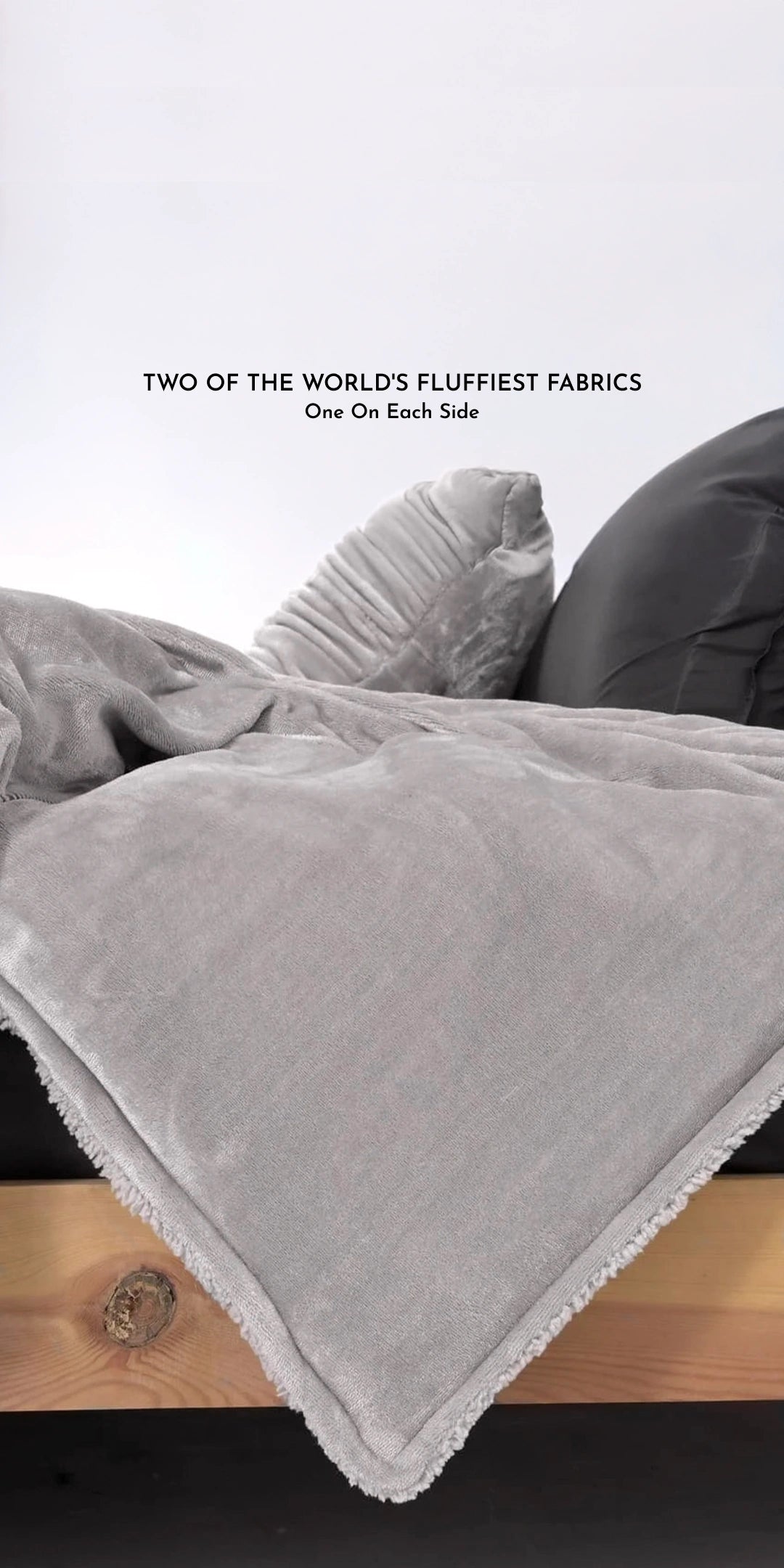 ZARF Reversible Baby Size Quilt With 1 Pillow Case & 1 Cushion Cover - Chrome
