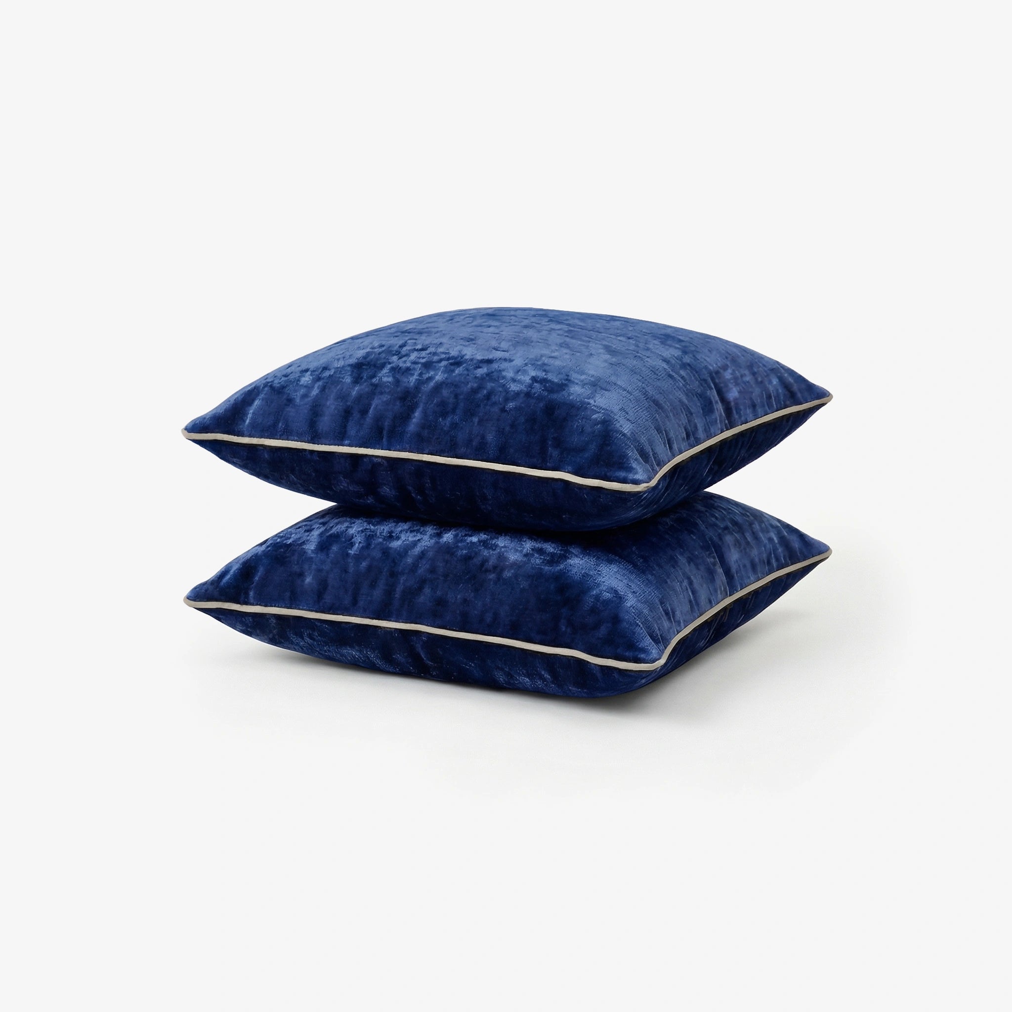 AC Blanket Cushion Covers-Set of 2 - Cobalt