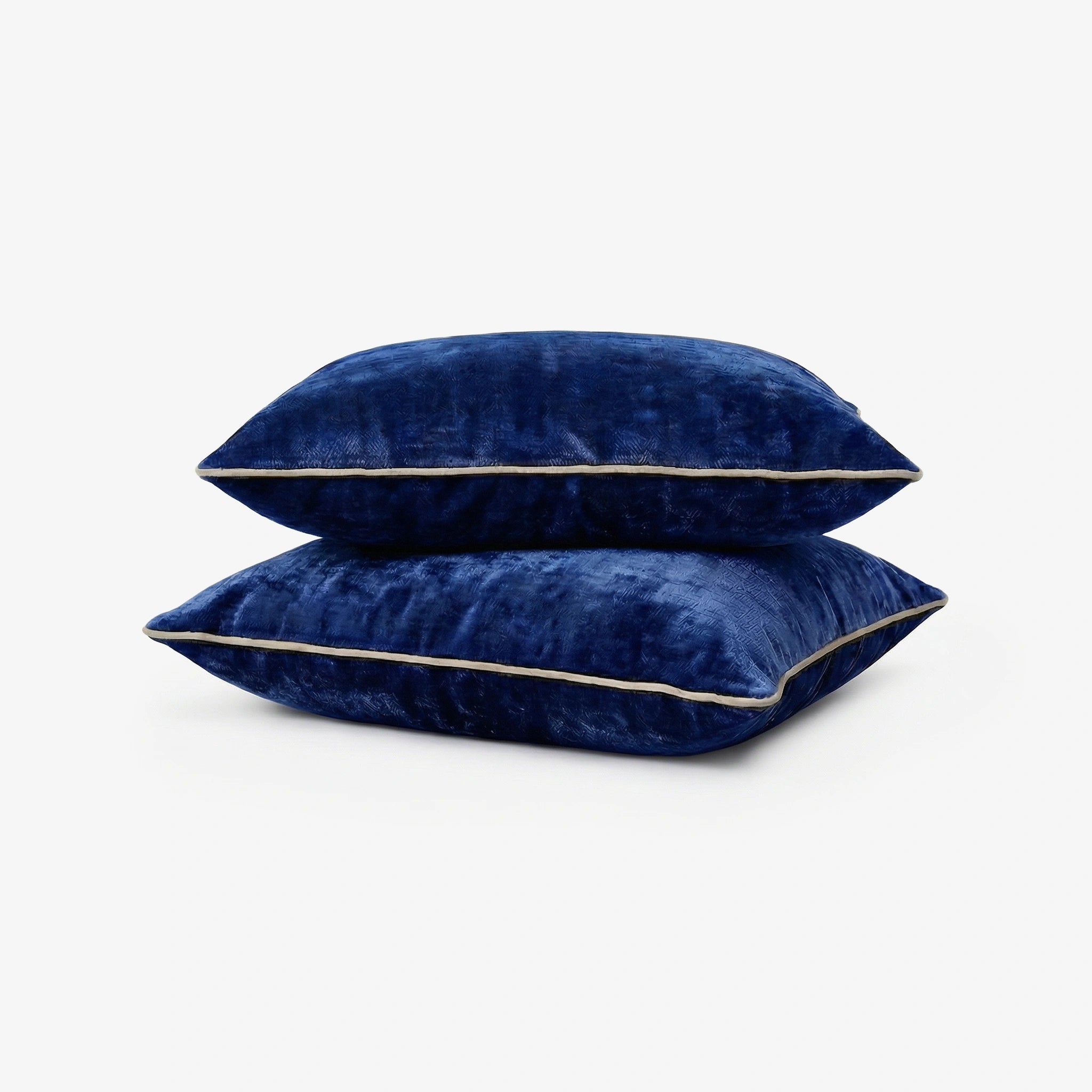 Premium Velvet Pillow Covers- Set Of 2 - Cobalt