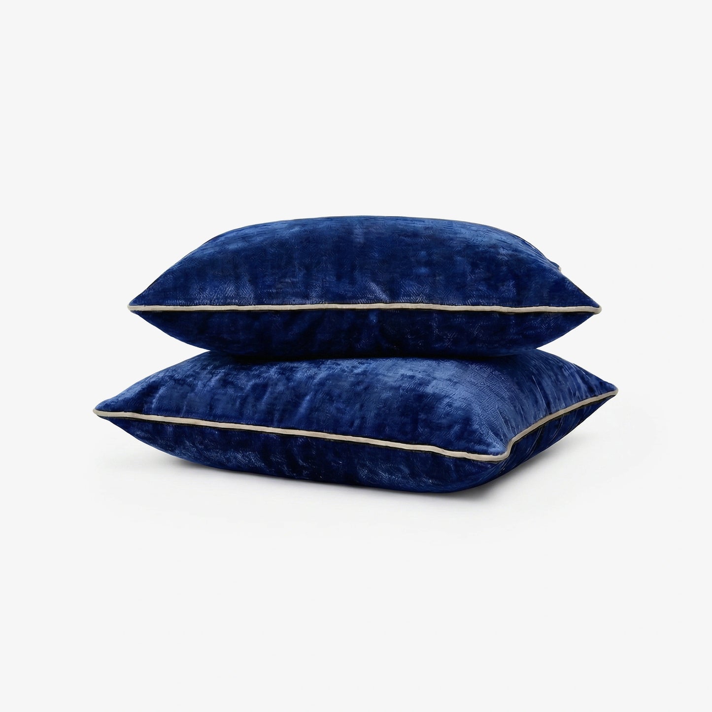 Premium Velvet Pillow Covers- Set Of 2 - Cobalt