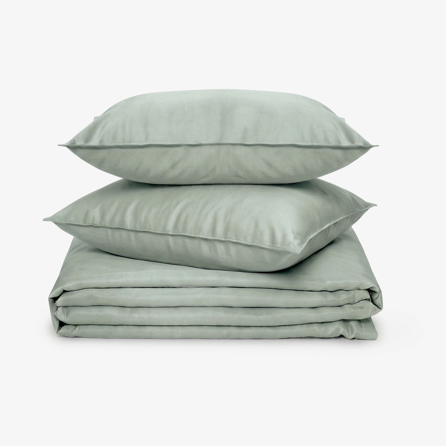 Zeries Egyptian Cotton Bedsheets With 2 Pillow Cases & 2 Cushion Covers - Cyan