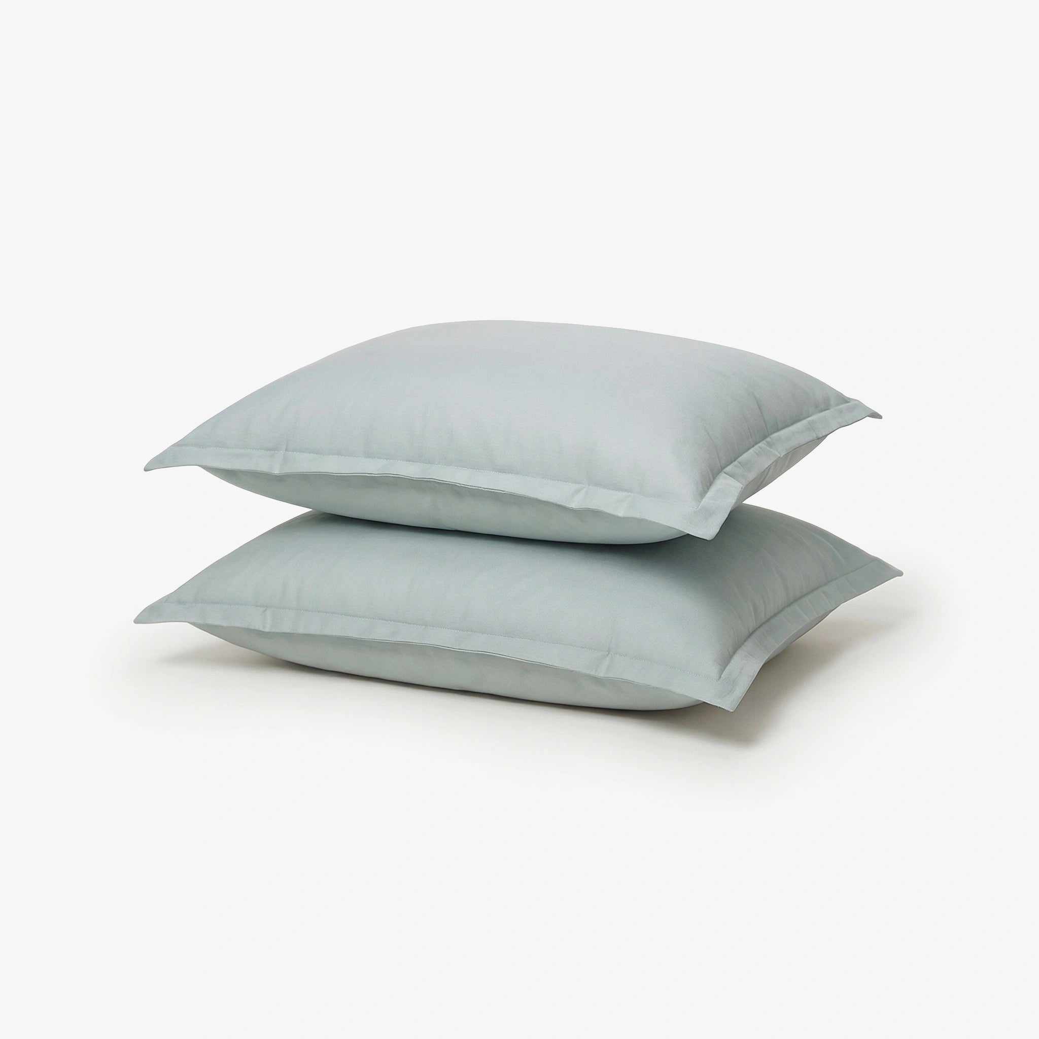 Egyptian Cotton Cushion Covers- Set Of 2 - Cyan