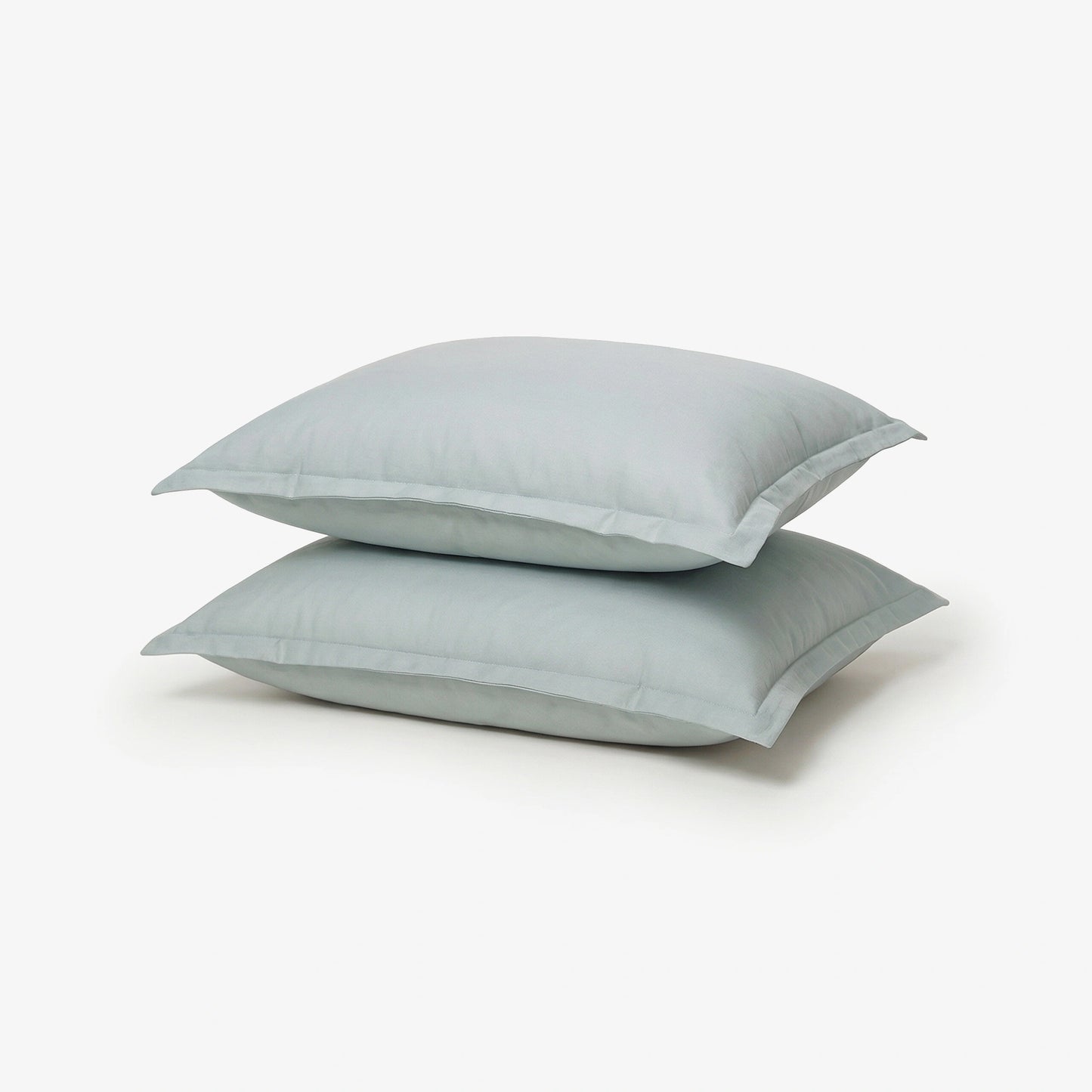 Egyptian Cotton Cushion Covers- Set Of 2 - Cyan