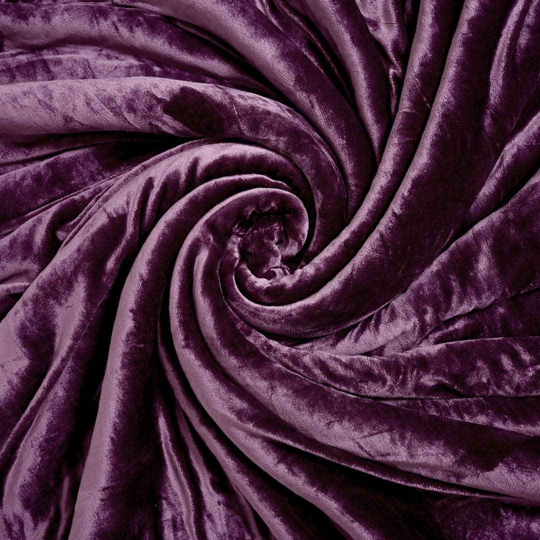 Zarf Ultra-Warm Luxury Winter Blanket With Two Cushion Covers - Amethyst