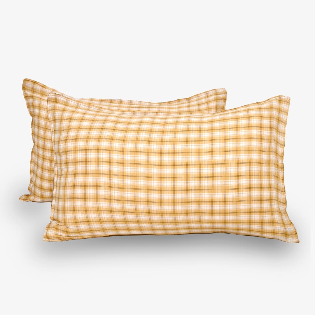 Zarf California King Size Reversible Quilt  With 2 pillowcases and 1 Breakfast Cushion cover - Maple