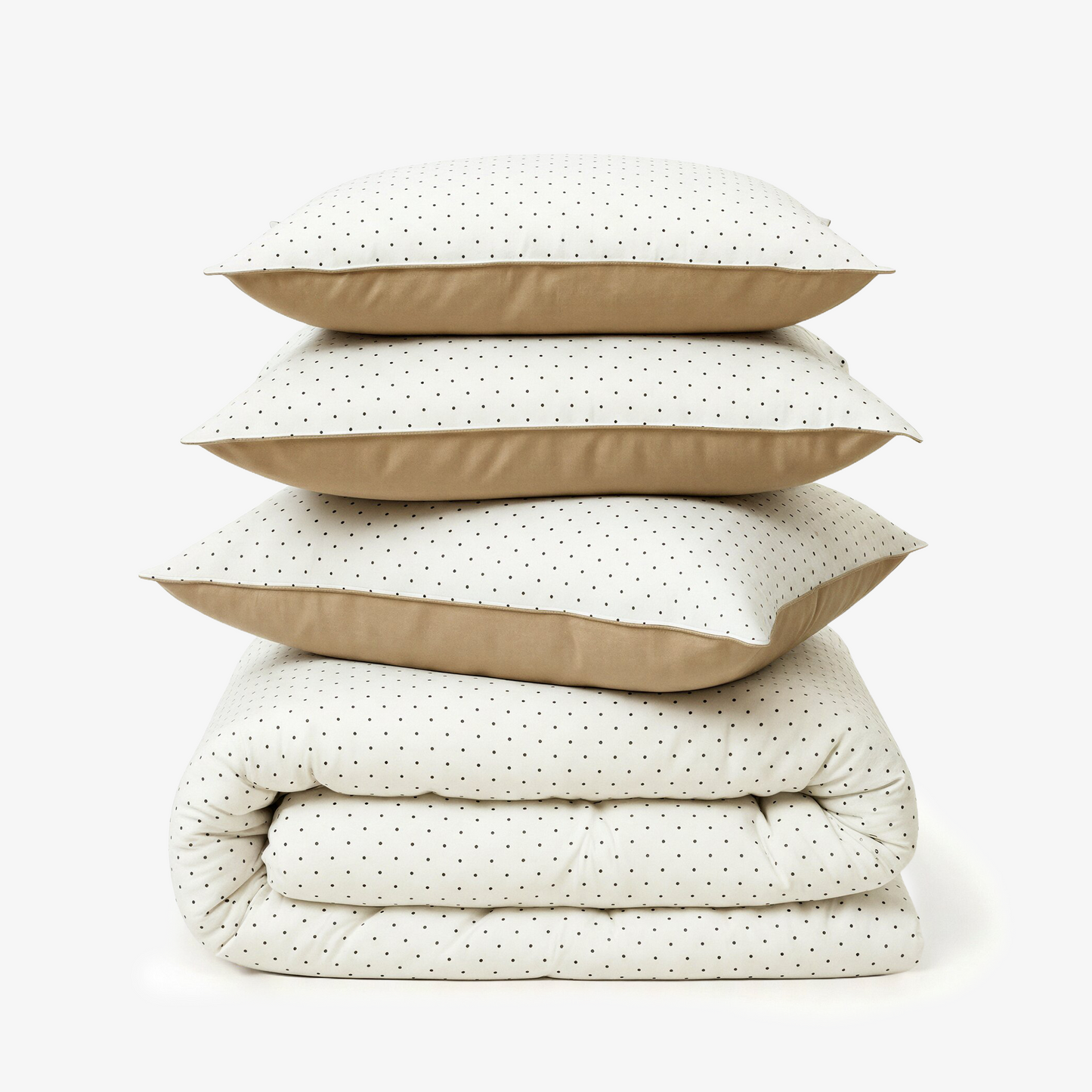 Zarf California King Size Reversible Quilt  With 2 pillowcases and 1 Breakfast Cushion cover - Dottie