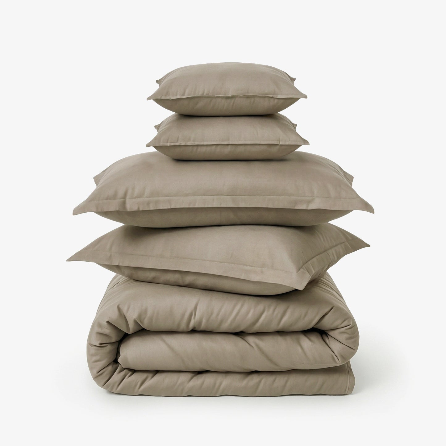 Zarf Egyptian Cotton Bedding Set Of 6 - Dove