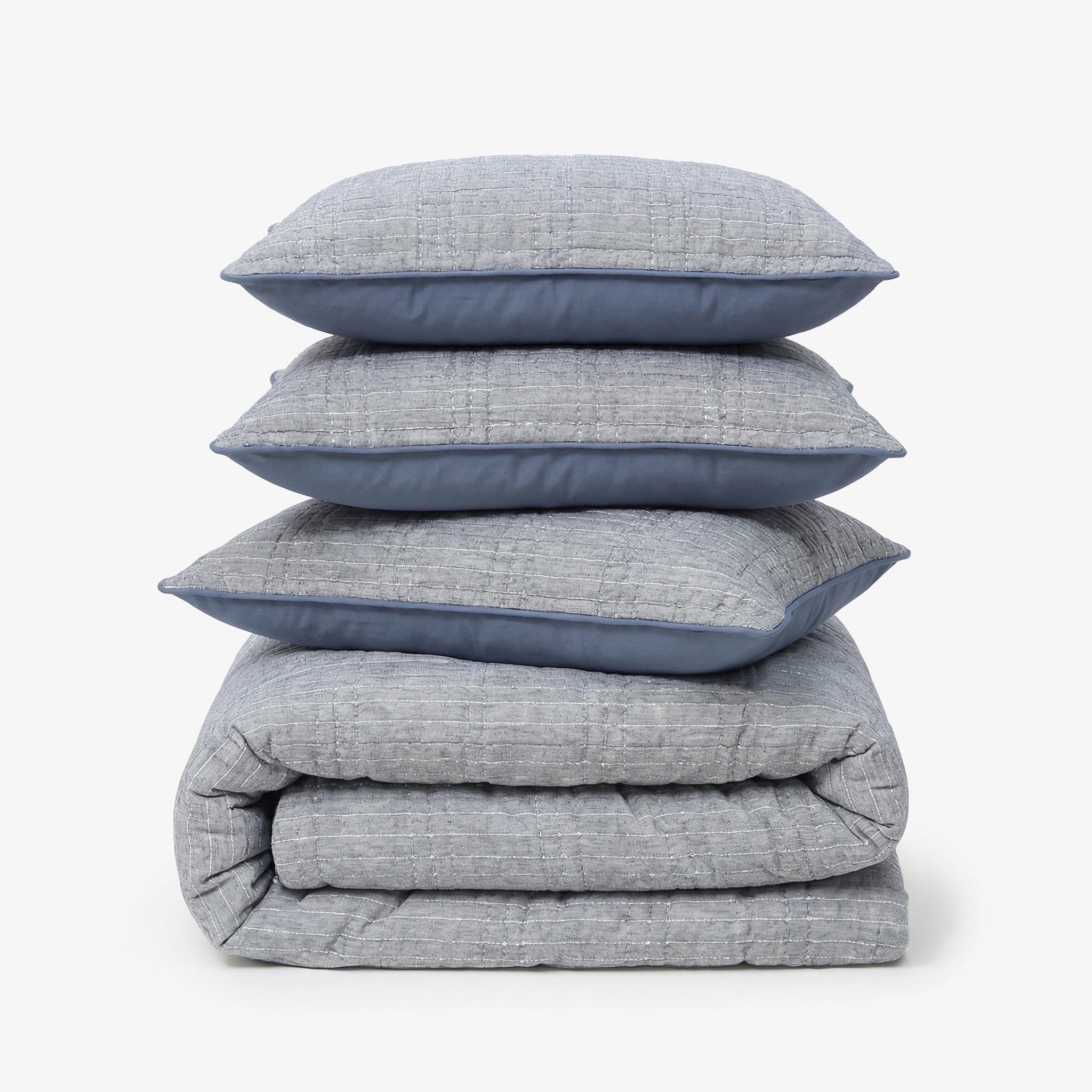 Zarf King Size Pure Cotton Cottage Blanket with 2 Pillowcases and 1 Cushion Cover - Dreamtide