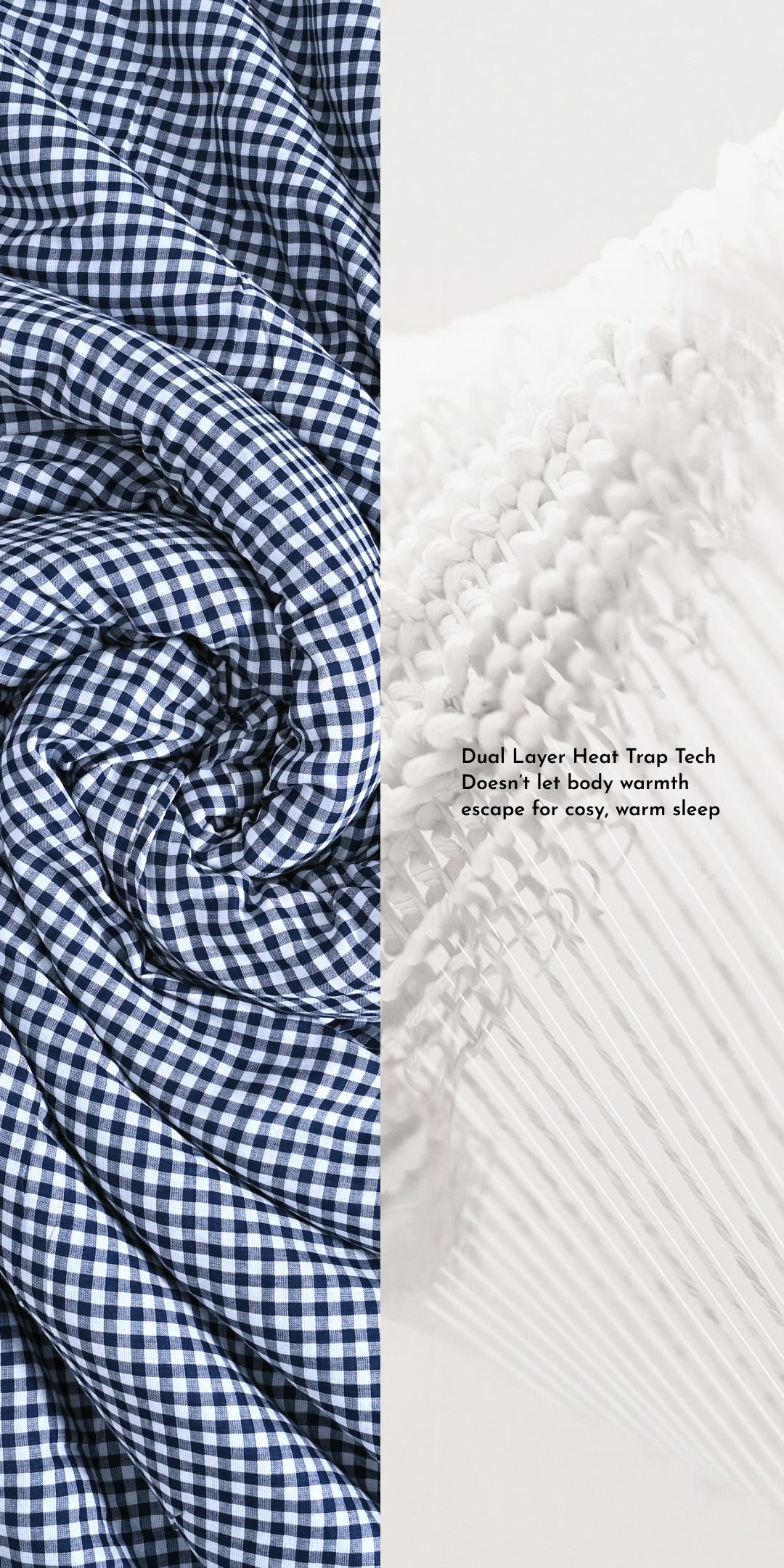 Zarf Reversible Quilt For Single Size Bed With 2 Pillow Covers and 1 Cushion Cover - Dreamy Bluebell