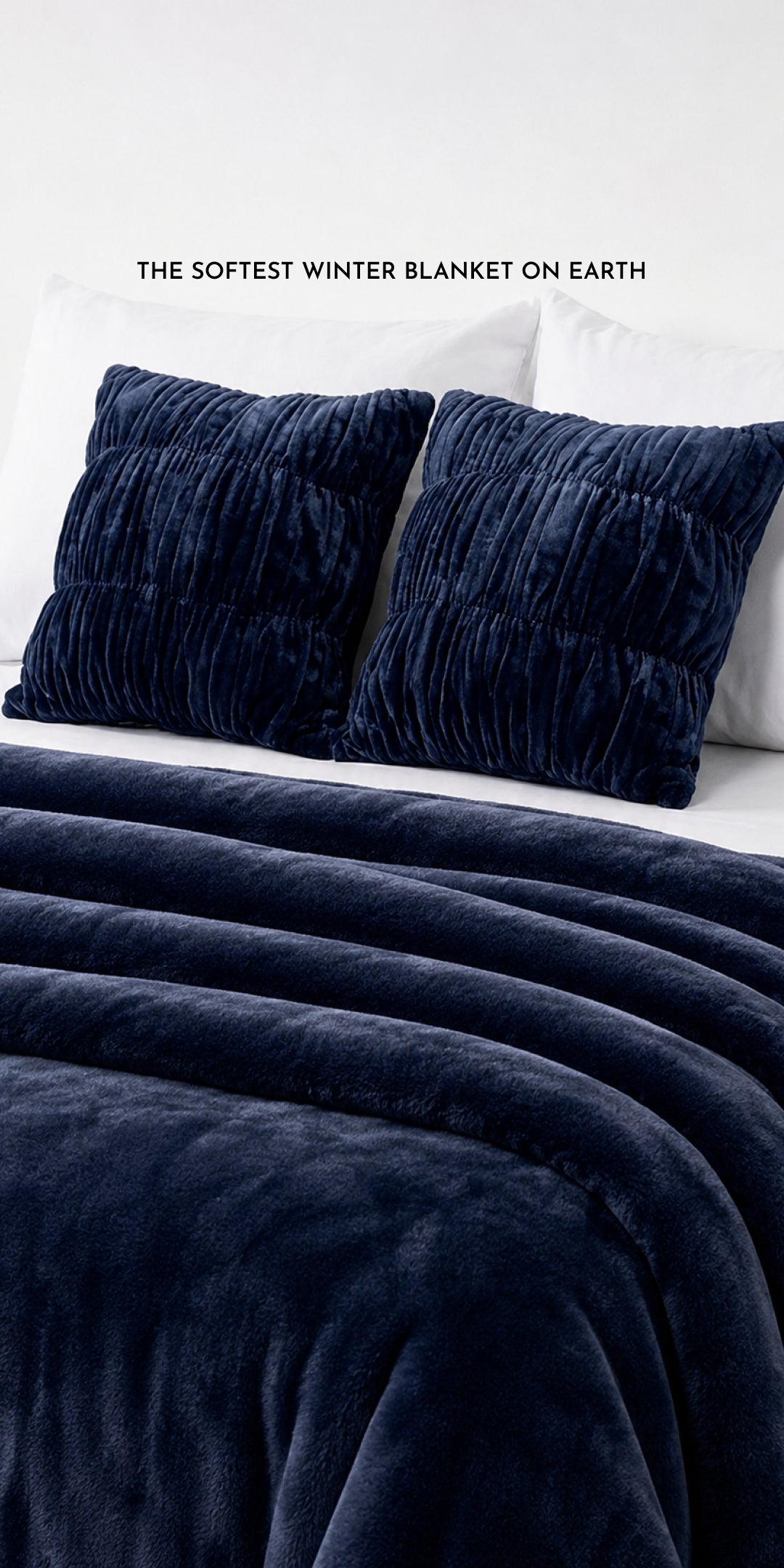 ZARF Ultra-Warm Luxury Winter Blanket For Single Size Bed - Ebony