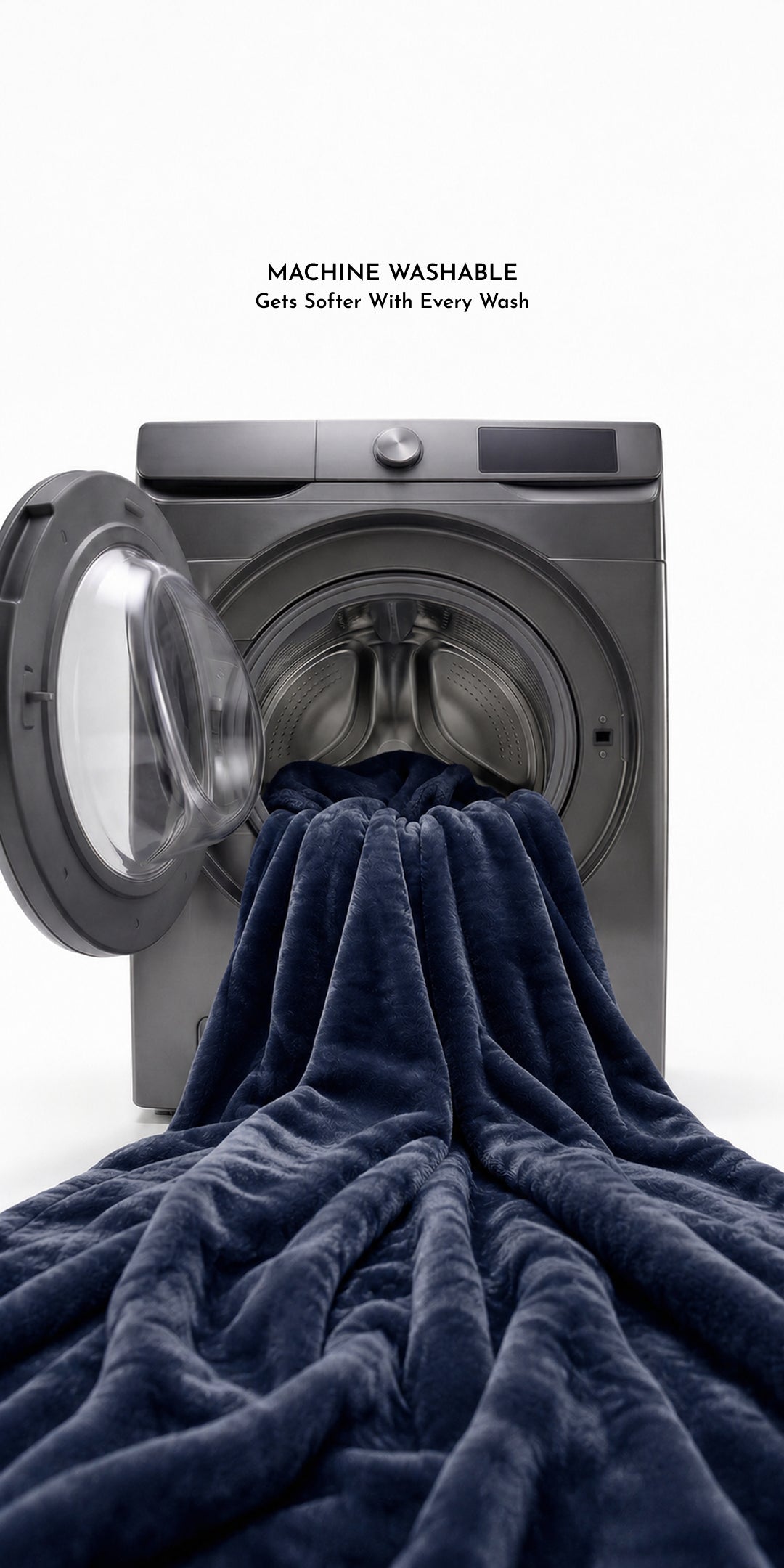 ZARF Ultra-Warm Luxury Winter Blanket For Single Size Bed - Ebony