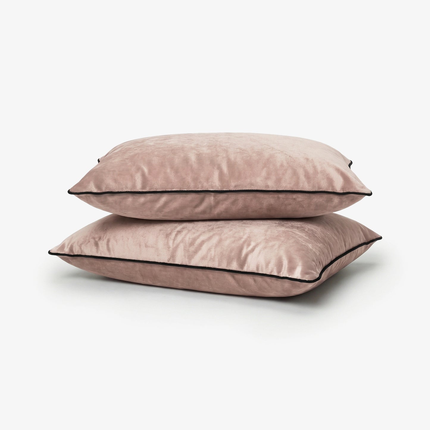 Premium Velvet Pillow Covers- Set Of 2 - Ecru