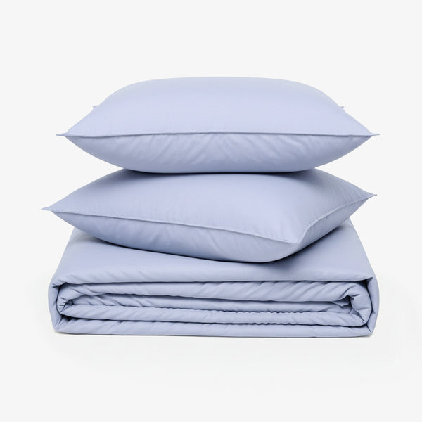 ZERIES PERCALE WEAVE EGYPTIAN COTTON FITTED BEDSHEET WITH 2 PILLOW CASES - Elowen