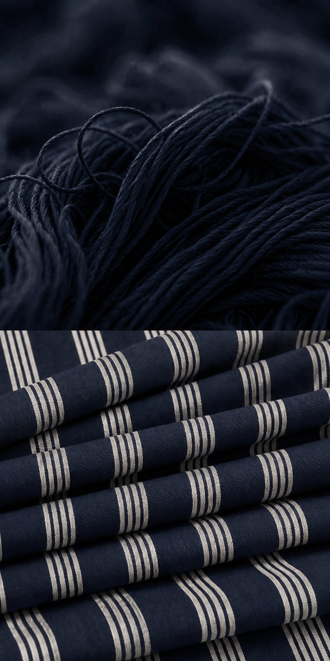 Zarf Linen Blend Bedding Set Of 9 - Encre